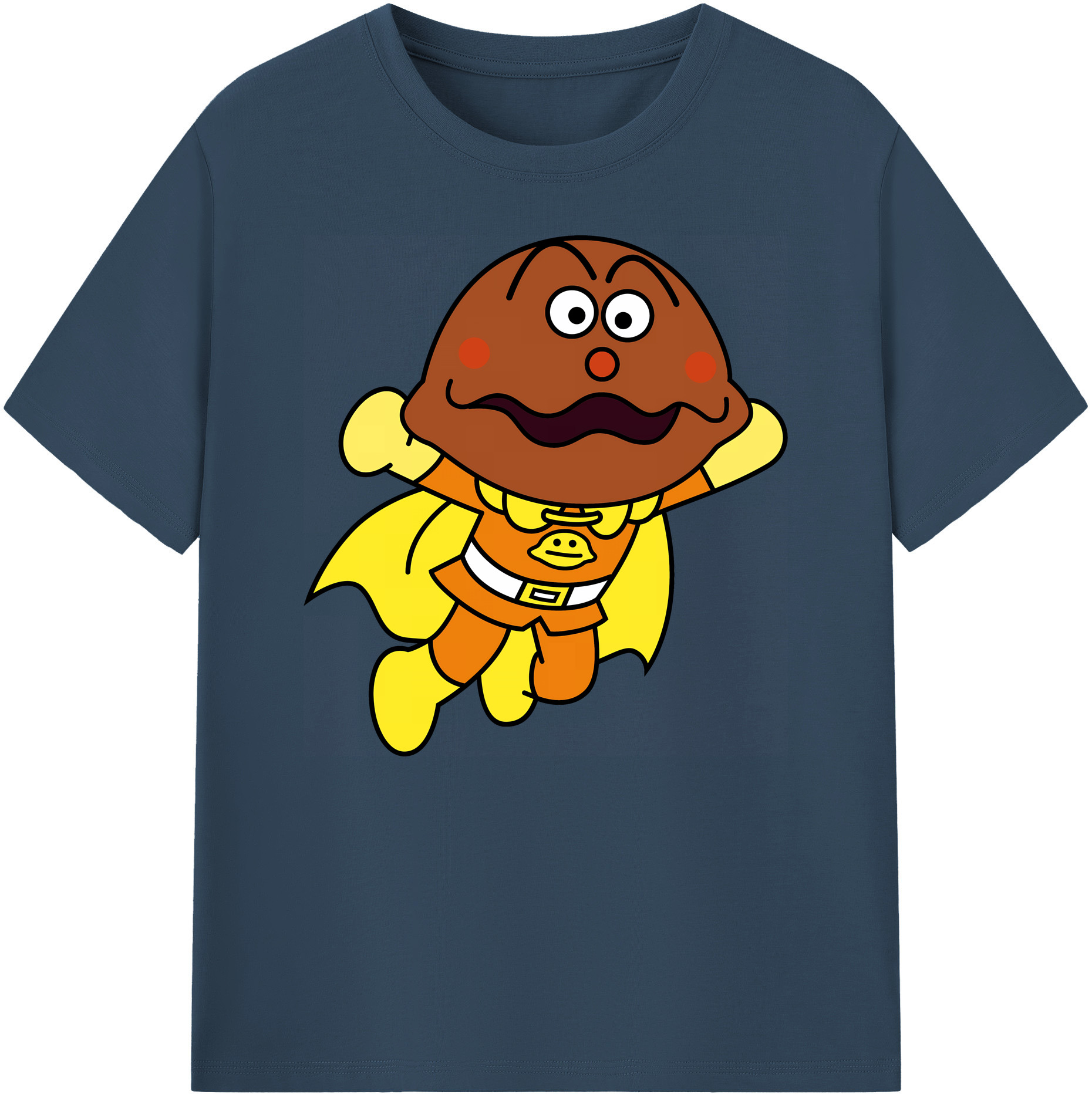 （画像用） アンパンマン Anpanman 綿100％ メンズ半袖Tシャツ｜肌触りやわらか＆通気性