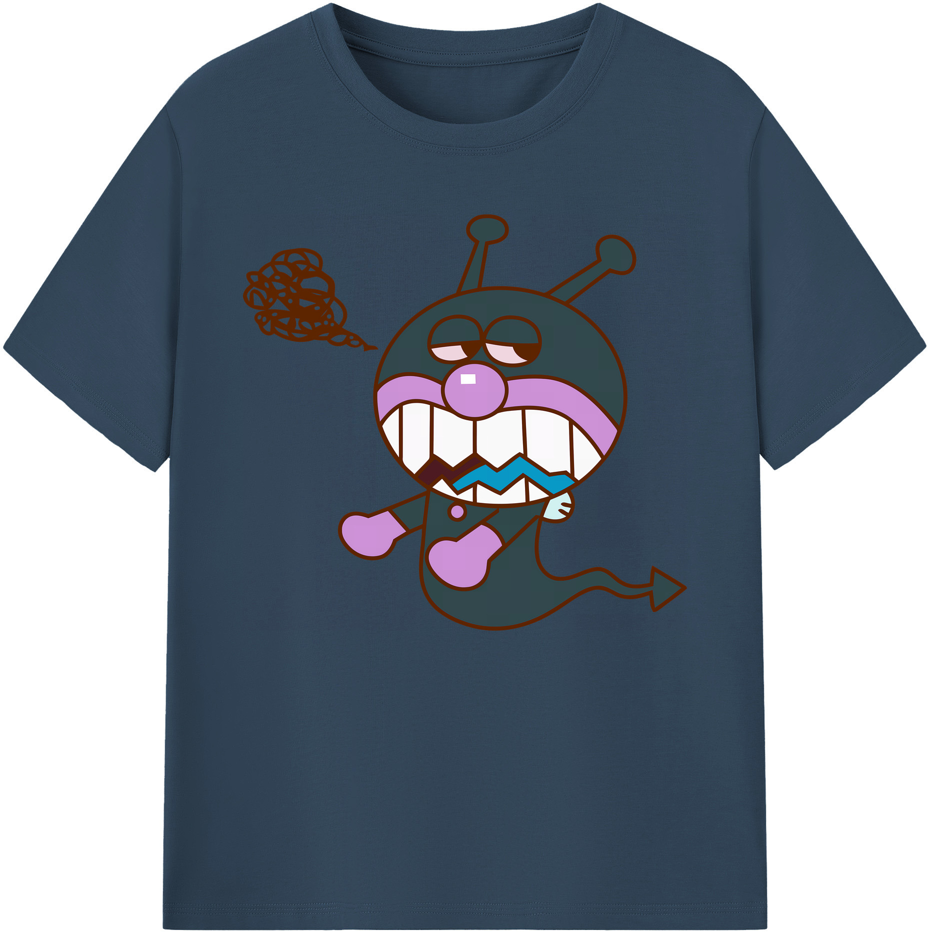 （画像用） アンパンマン Anpanman 綿100％ メンズ半袖Tシャツ｜肌触りやわらか＆通気性