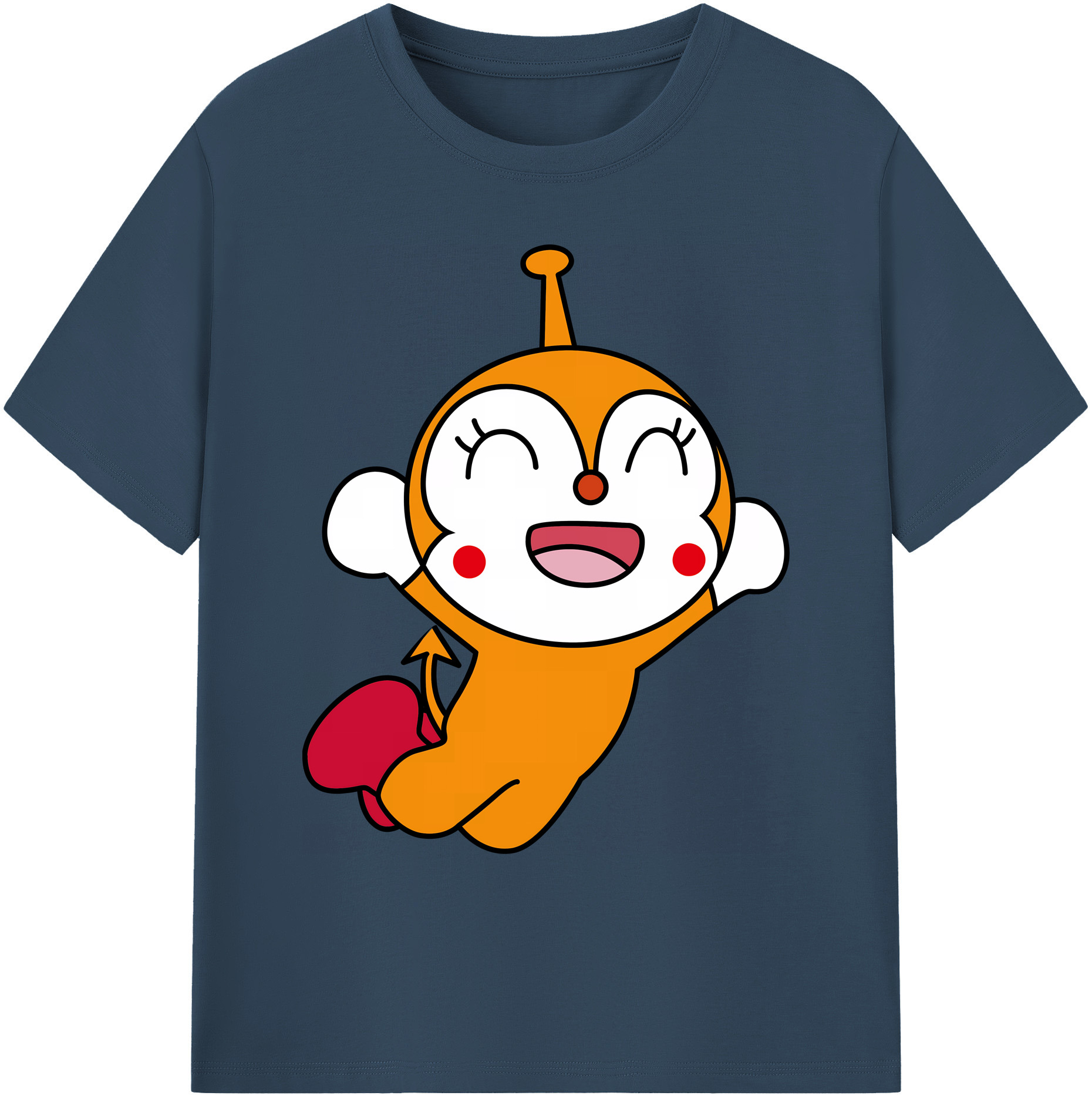 （画像用） アンパンマン Anpanman 綿100％ メンズ半袖Tシャツ｜肌触りやわらか＆通気性
