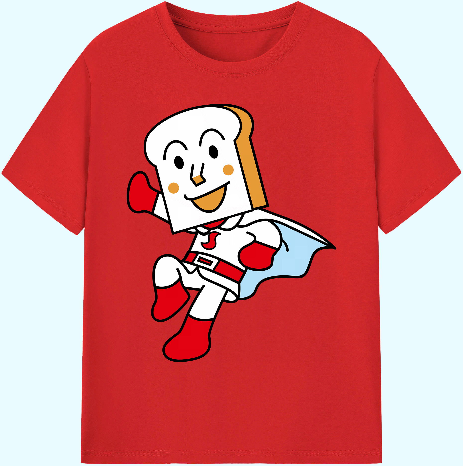 （画像用） アンパンマン Anpanman 綿100％ メンズ半袖Tシャツ｜肌触りやわらか＆通気性