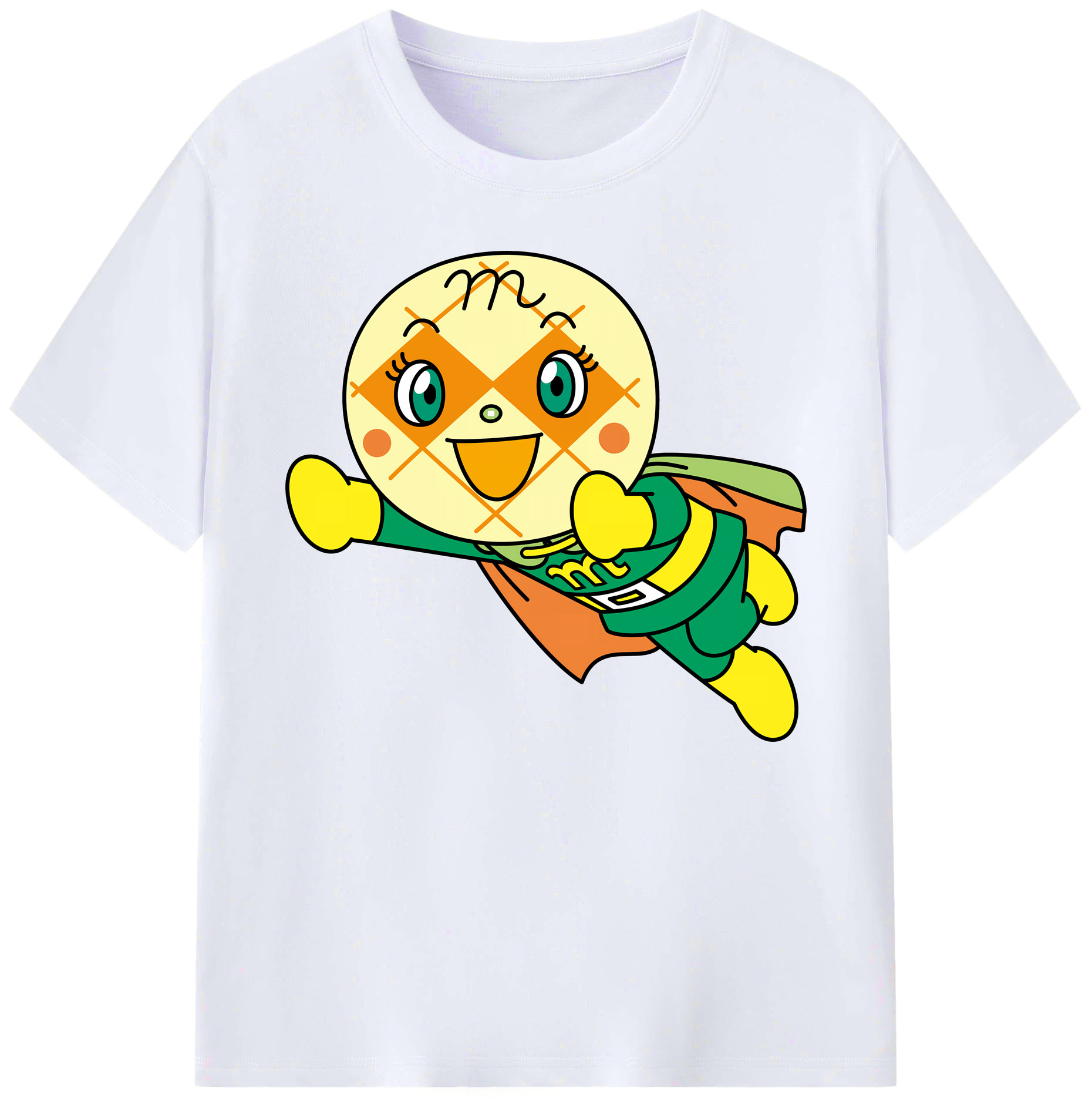 （画像用） アンパンマン Anpanman 綿100％ メンズ半袖Tシャツ｜肌触りやわらか＆通気性