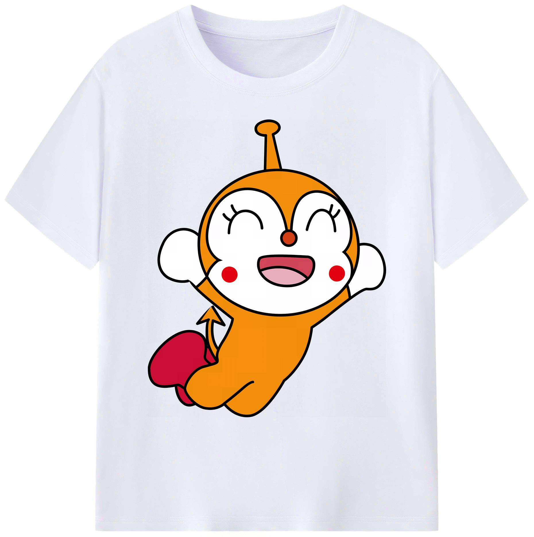 （画像用） アンパンマン Anpanman 綿100％ メンズ半袖Tシャツ｜肌触りやわらか＆通気性