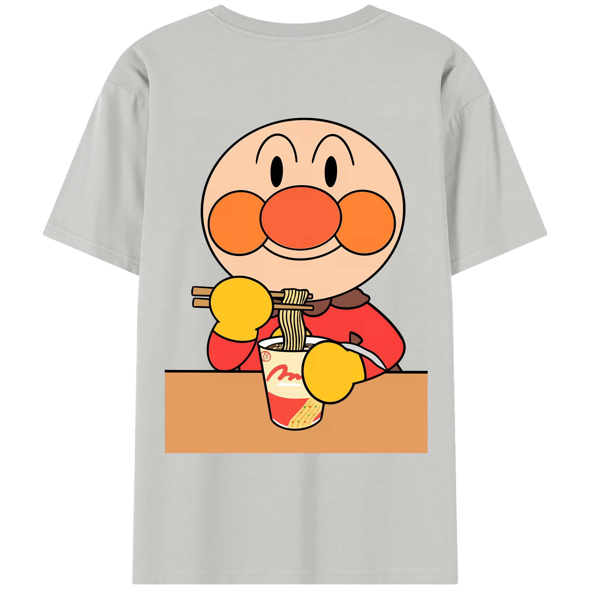 （画像用） アンパンマン Anpanman レディース半袖Tシャツ(バックプリント)