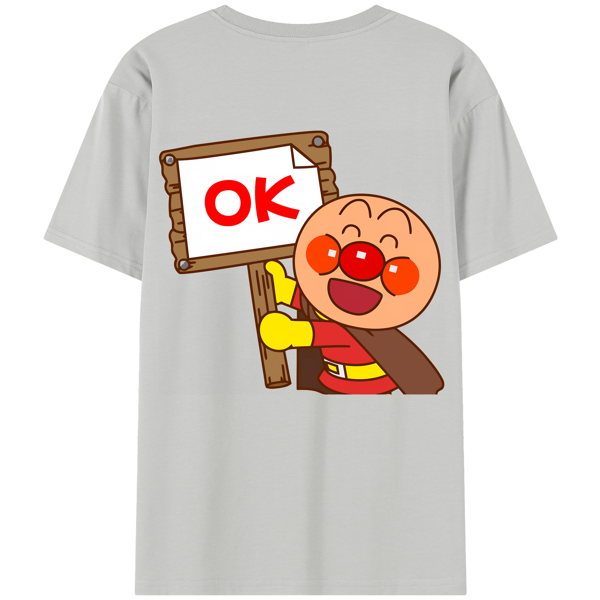 （画像用） アンパンマン Anpanman レディース半袖Tシャツ(バックプリント)