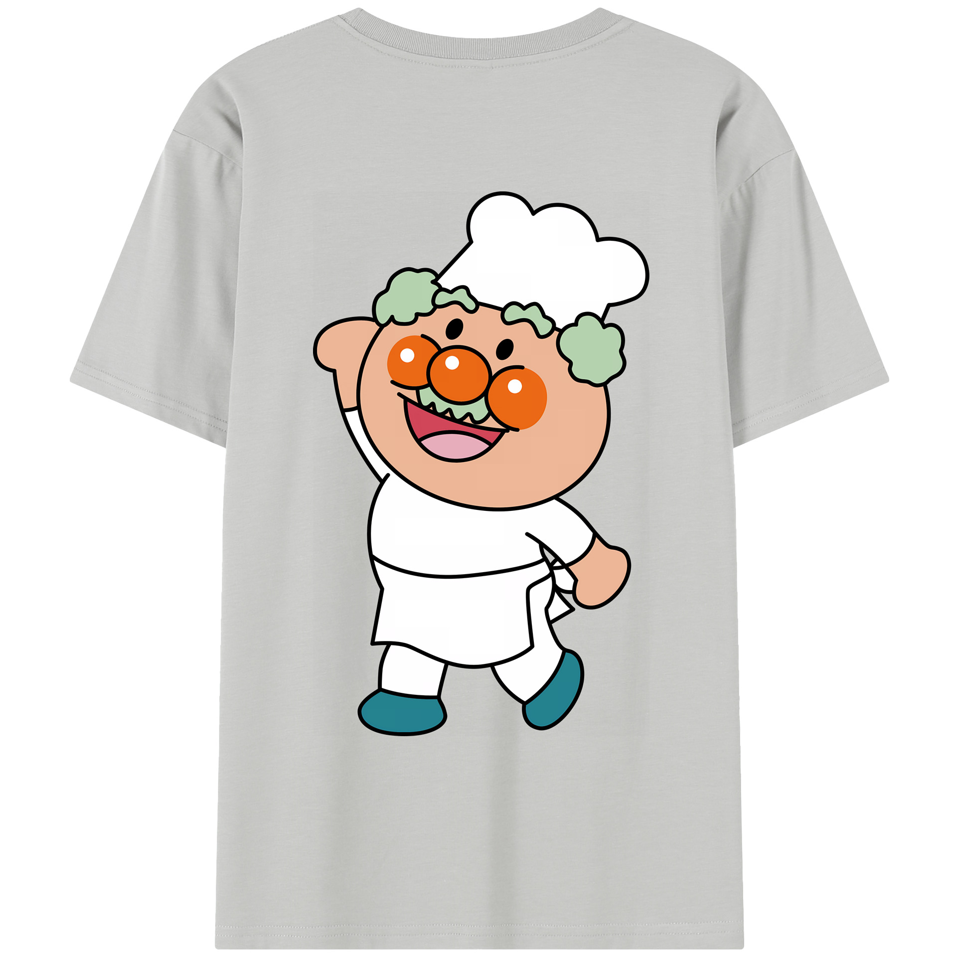 （画像用） アンパンマン Anpanman レディース半袖Tシャツ(バックプリント)