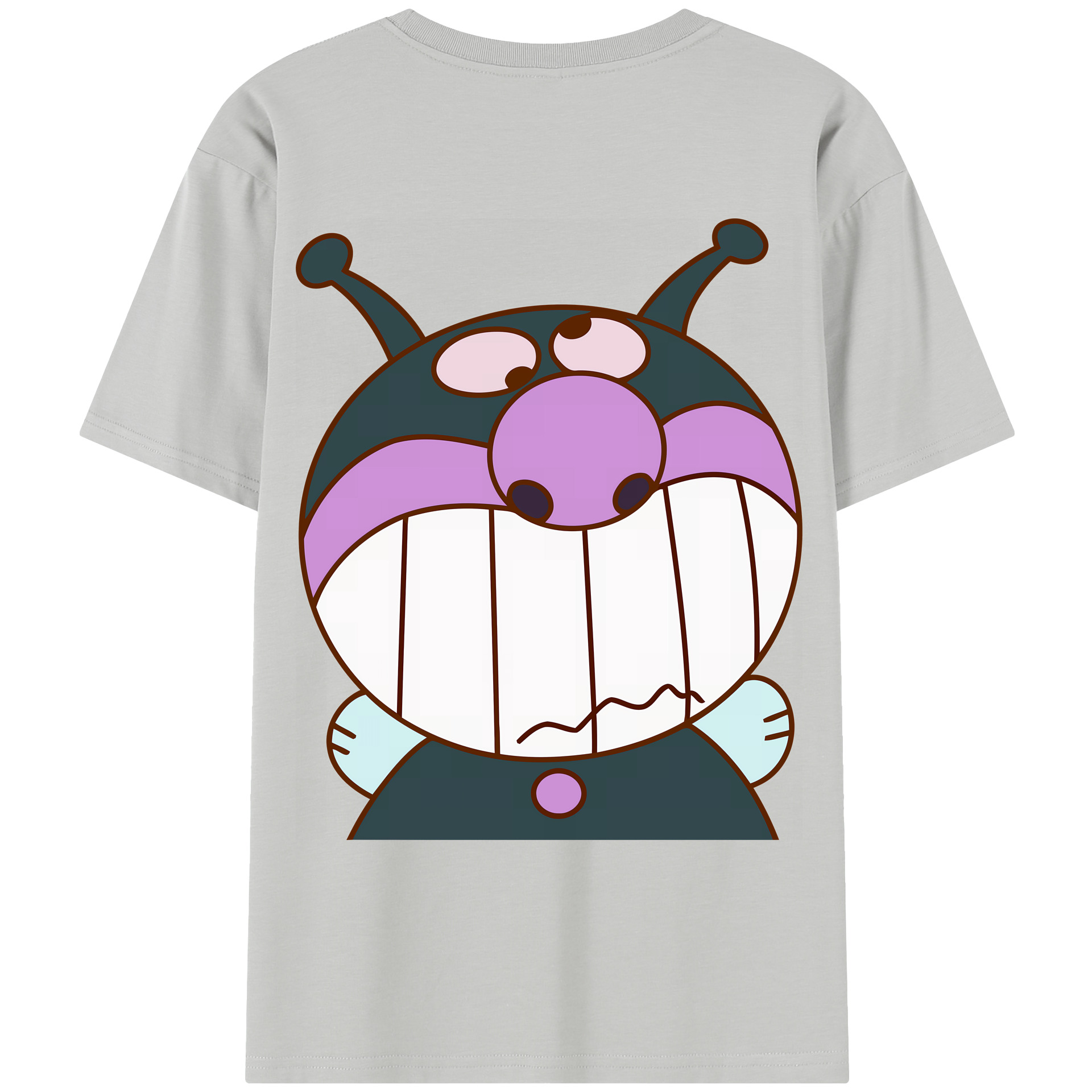 （画像用） アンパンマン Anpanman レディース半袖Tシャツ(バックプリント)