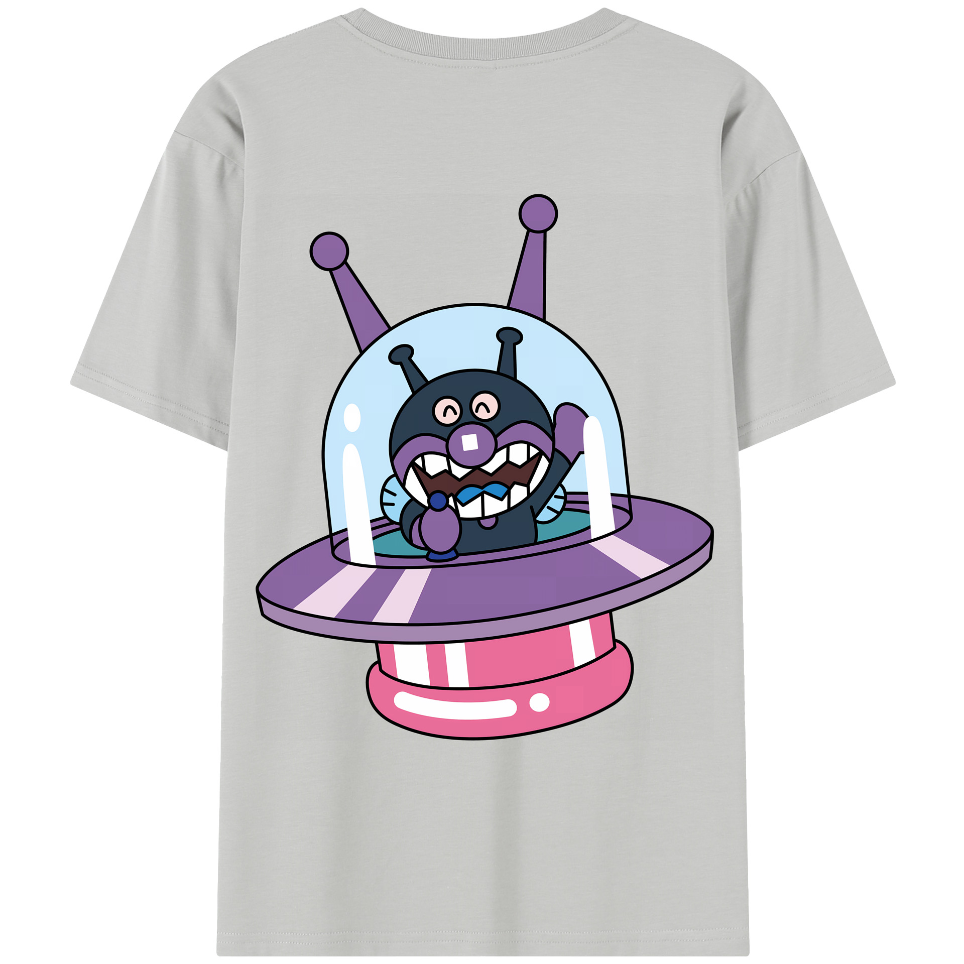 （画像用） アンパンマン Anpanman レディース半袖Tシャツ(バックプリント)