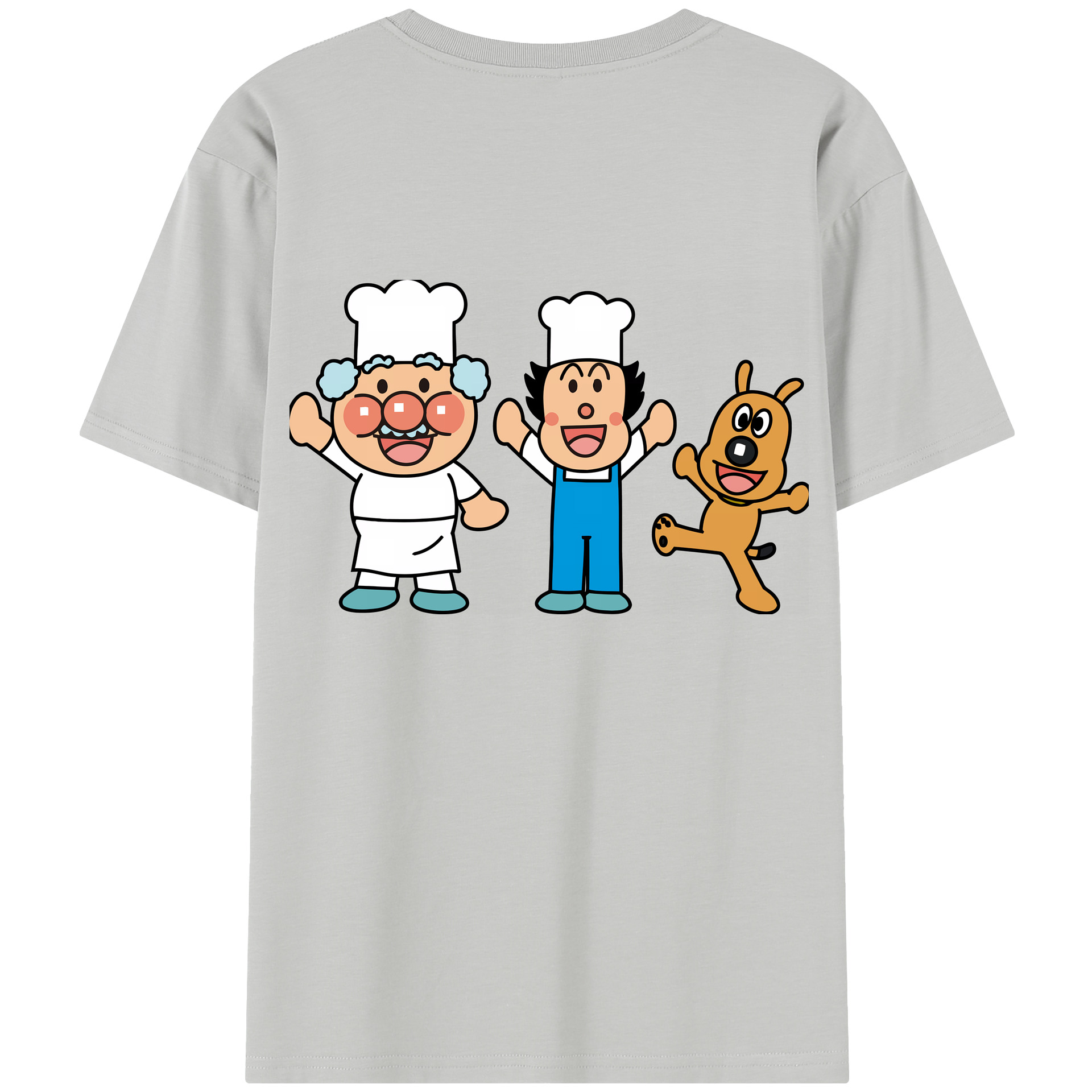 （画像用） アンパンマン Anpanman レディース半袖Tシャツ(バックプリント)