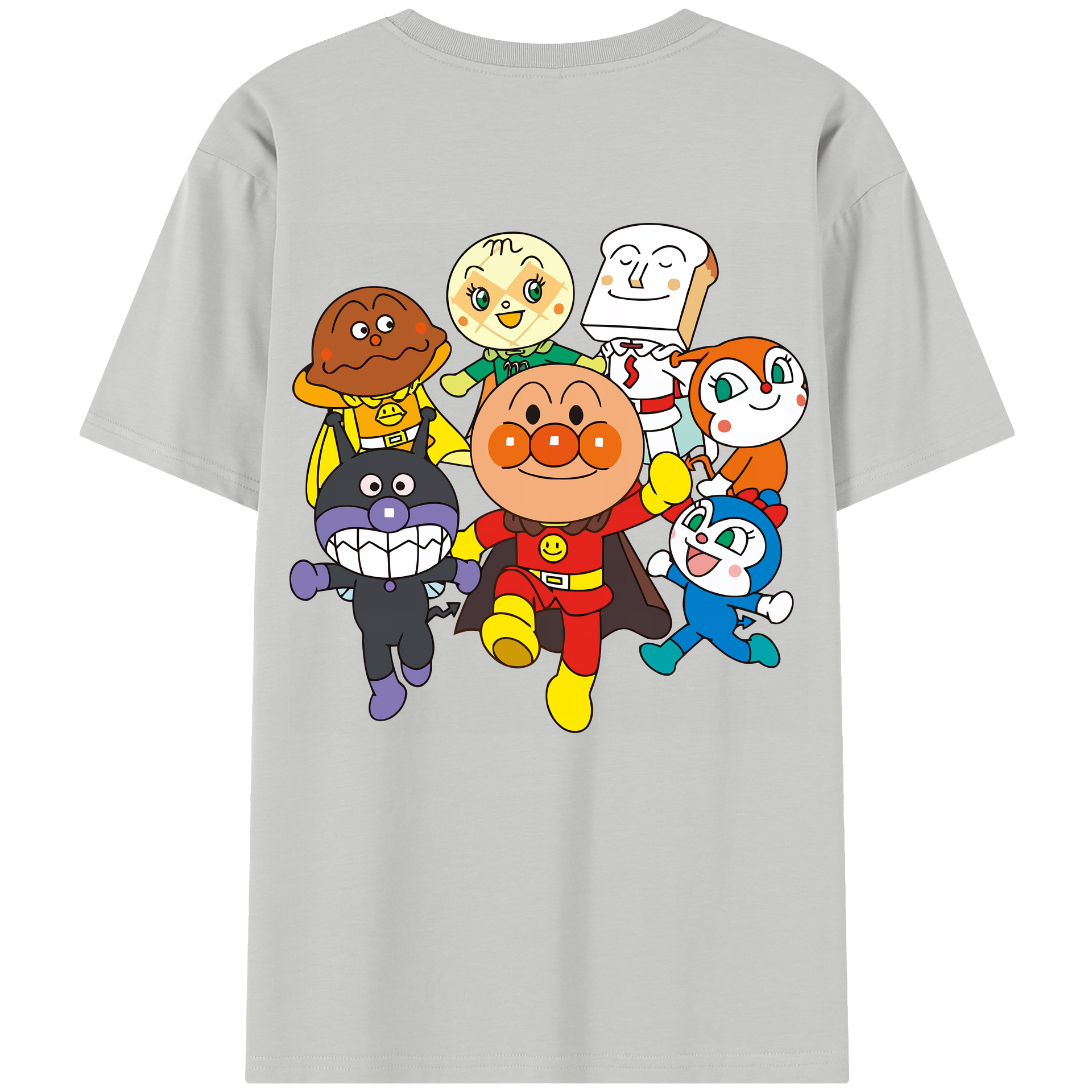 （画像用） アンパンマン Anpanman レディース半袖Tシャツ(バックプリント)
