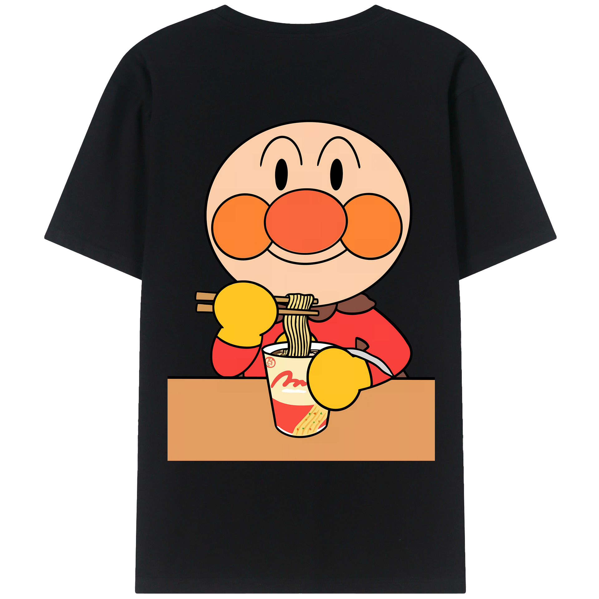 （画像用） アンパンマン Anpanman レディース半袖Tシャツ(バックプリント)