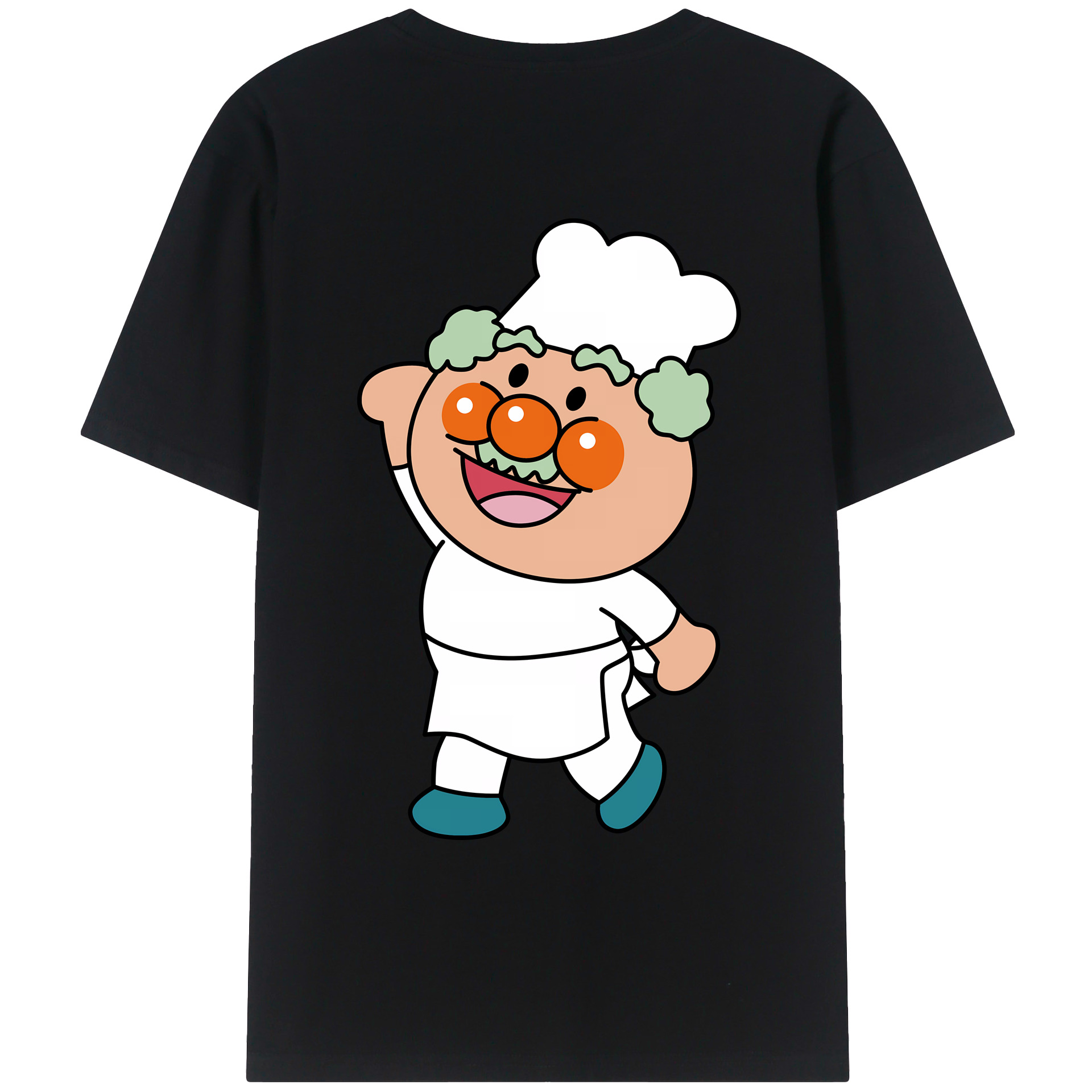 （画像用） アンパンマン Anpanman レディース半袖Tシャツ(バックプリント)