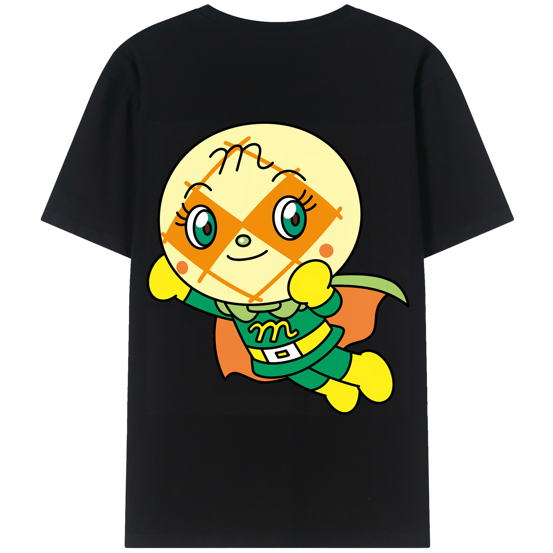 （画像用） アンパンマン Anpanman レディース半袖Tシャツ(バックプリント)