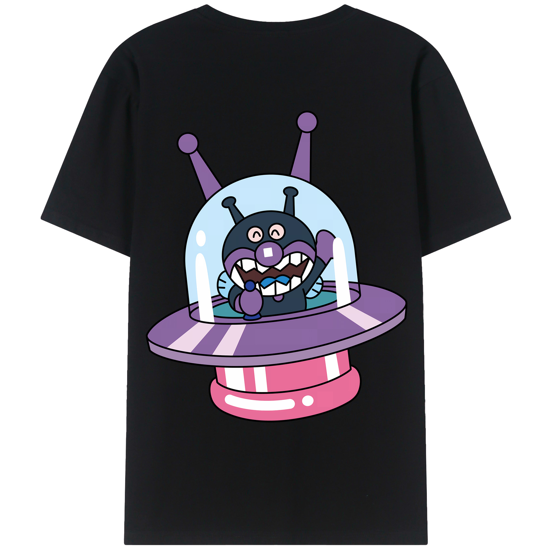 （画像用） アンパンマン Anpanman レディース半袖Tシャツ(バックプリント)