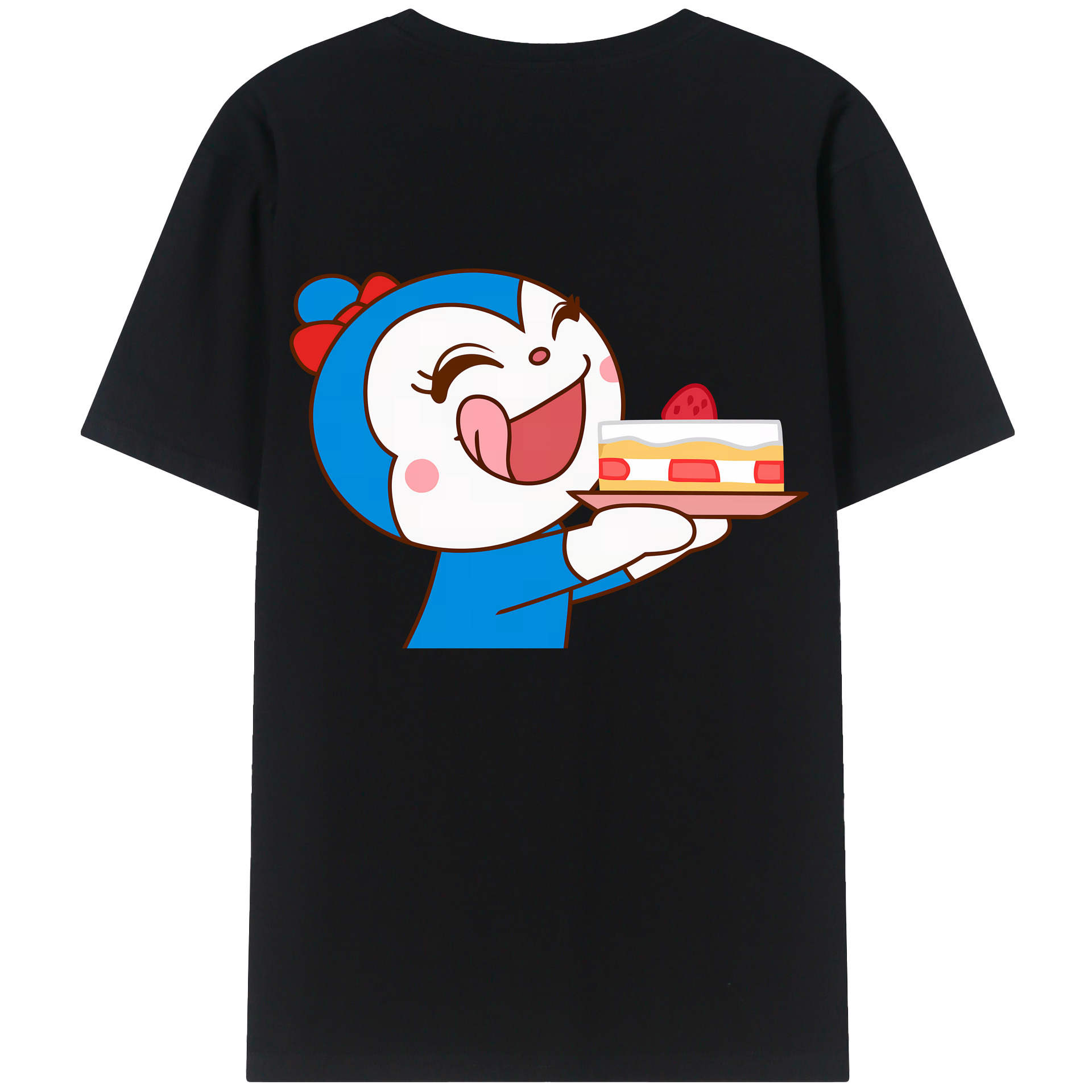 アンパンマン Anpanman レディース半袖Tシャツ(バックプリント)