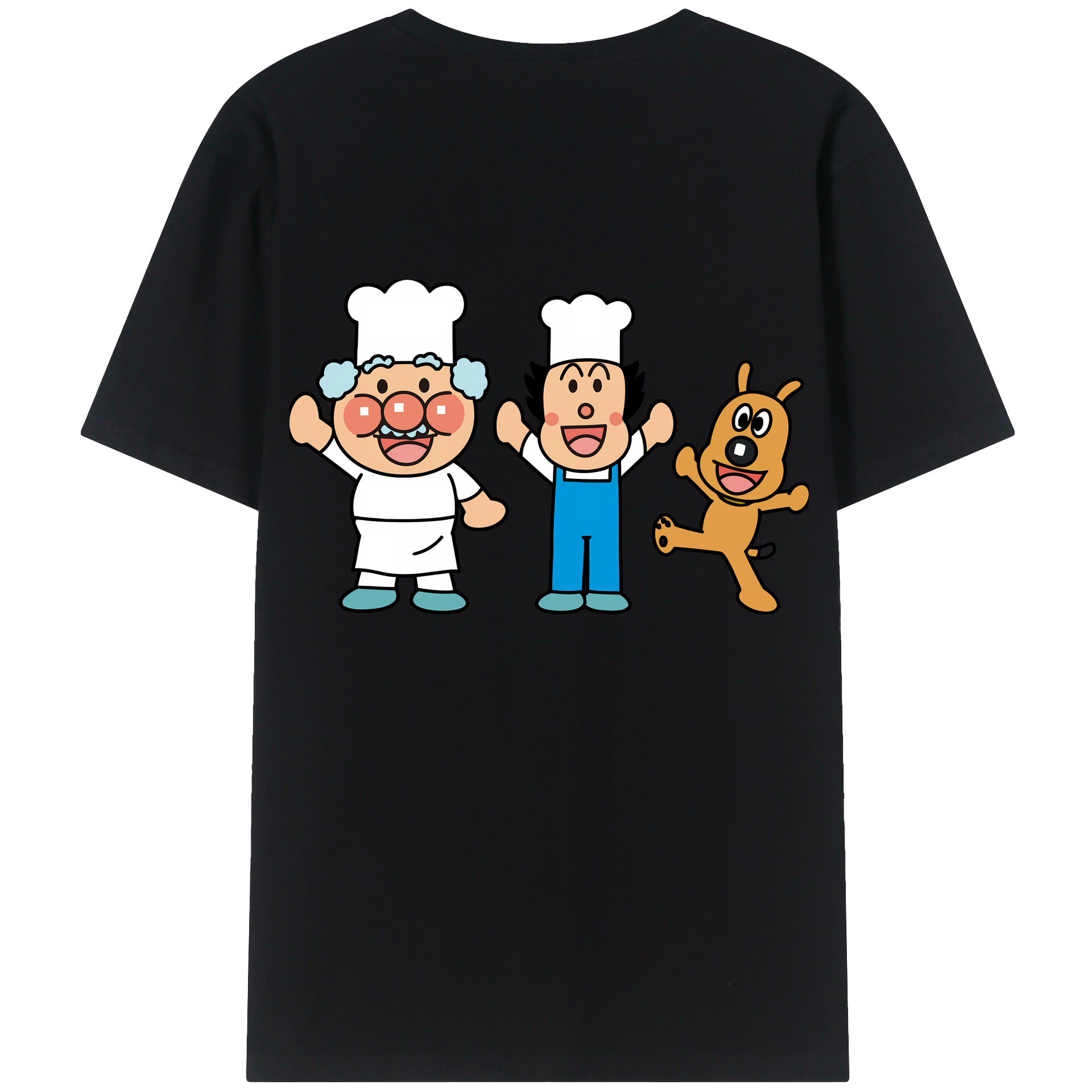 （画像用） アンパンマン Anpanman レディース半袖Tシャツ(バックプリント)