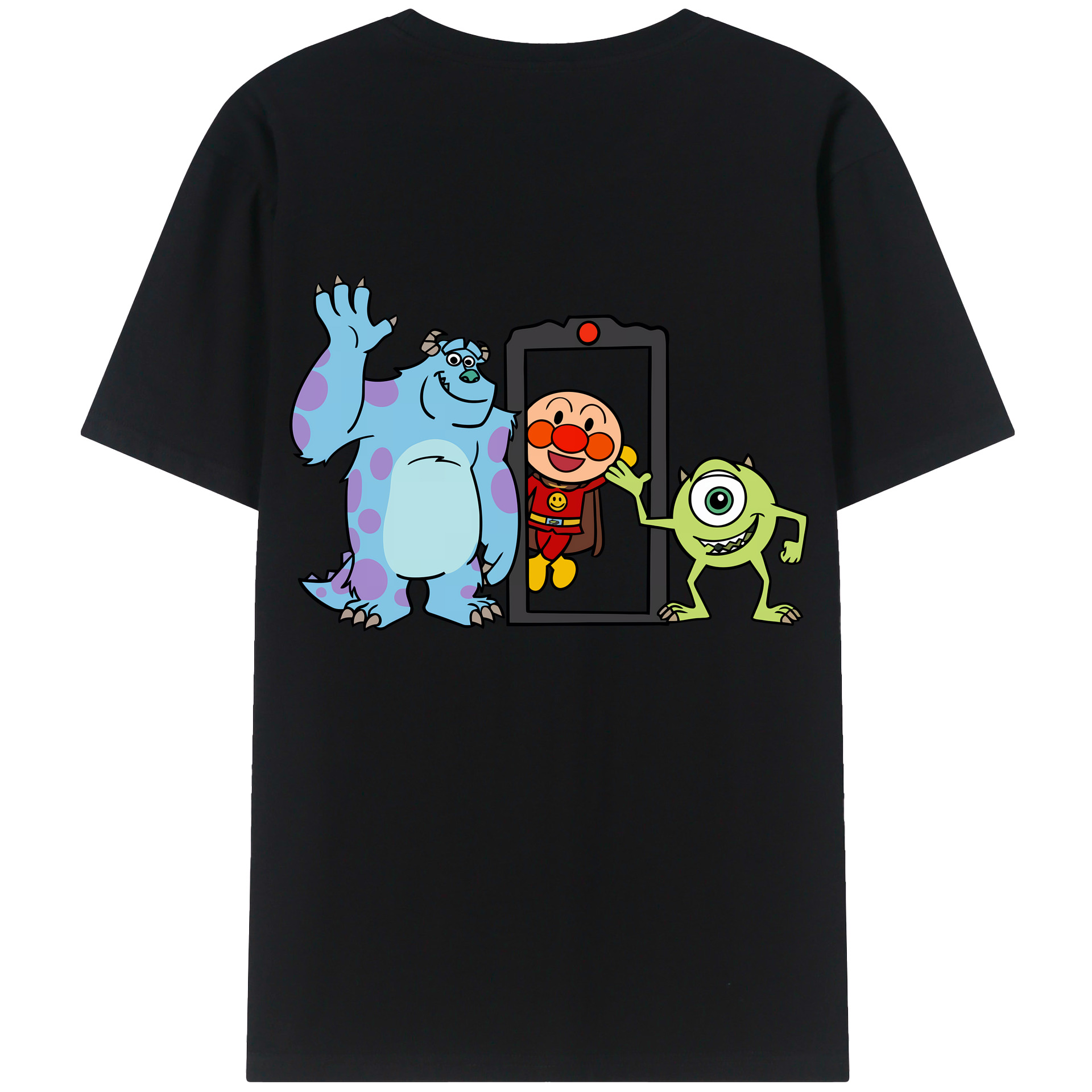 （画像用） アンパンマン Anpanman レディース半袖Tシャツ(バックプリント)