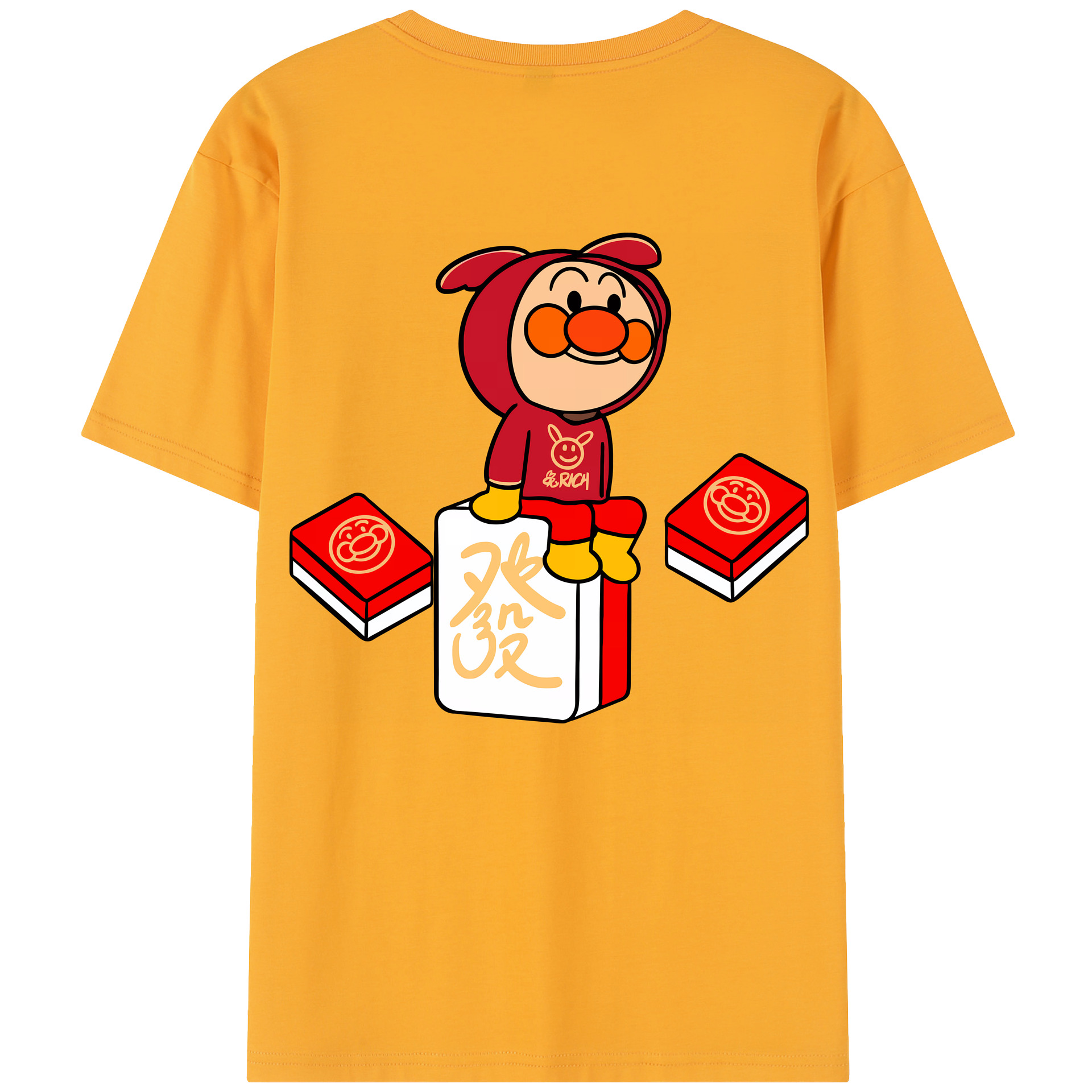 （画像用） アンパンマン Anpanman レディース半袖Tシャツ(バックプリント)