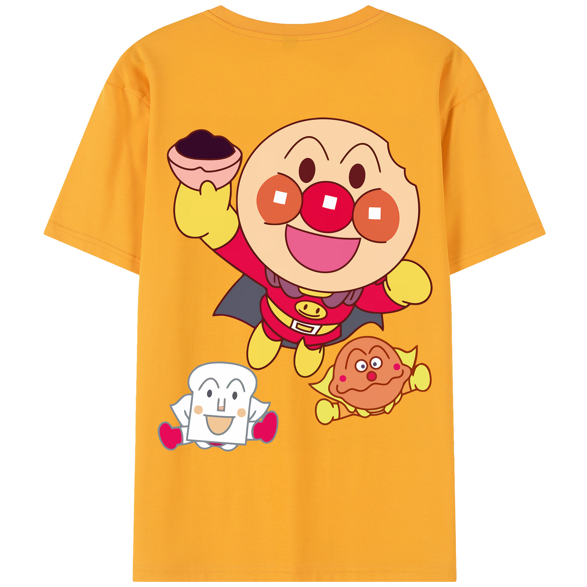 （画像用） アンパンマン Anpanman レディース半袖Tシャツ(バックプリント)