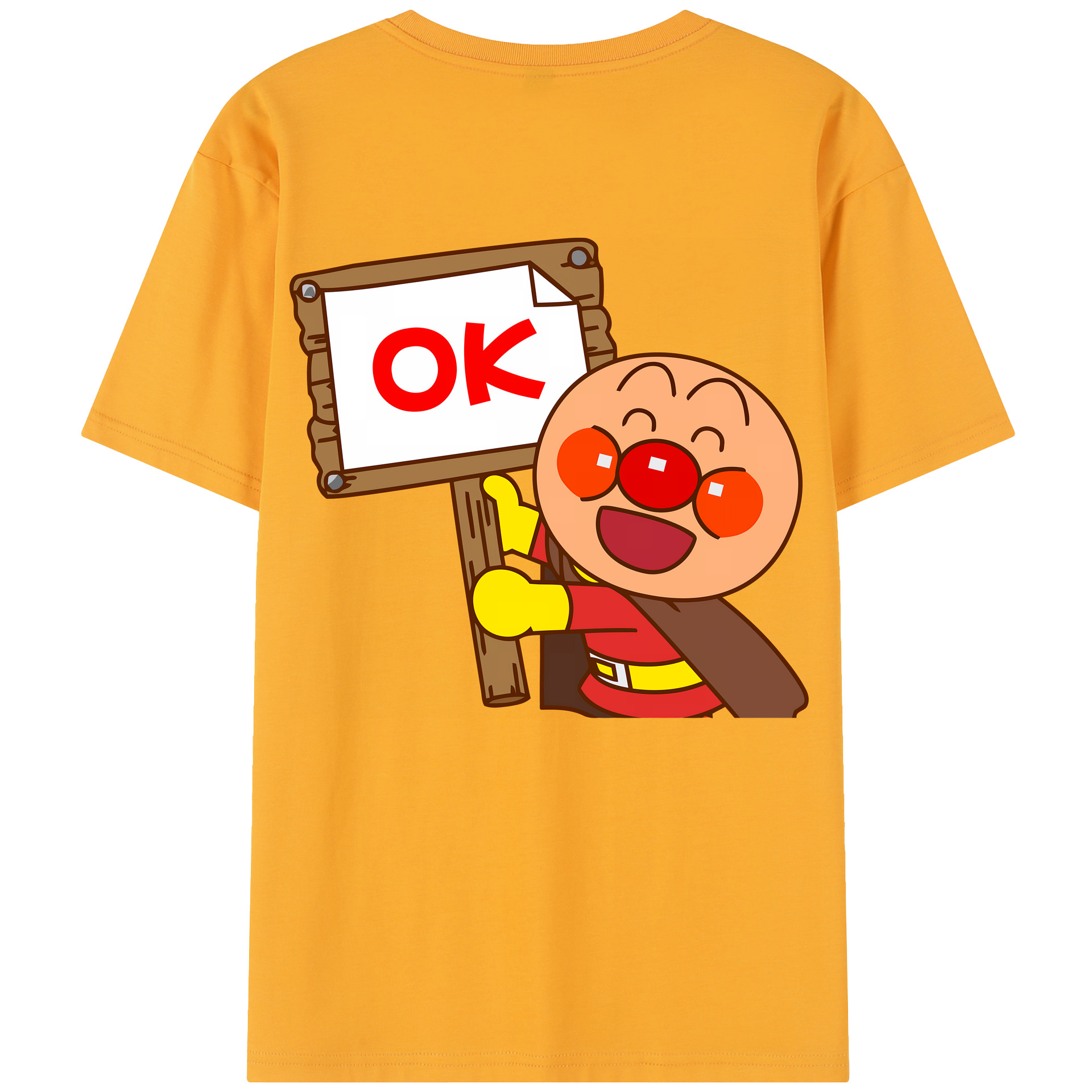 （画像用） アンパンマン Anpanman レディース半袖Tシャツ(バックプリント)