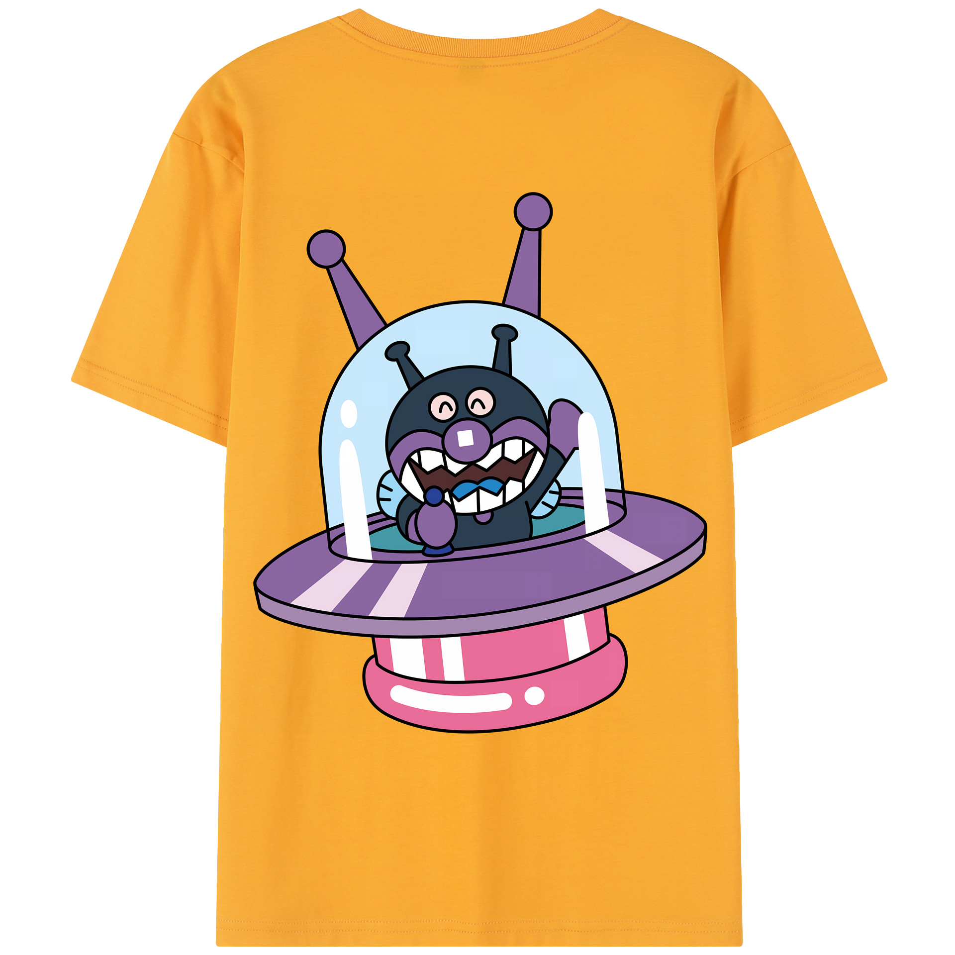 （画像用） アンパンマン Anpanman レディース半袖Tシャツ(バックプリント)