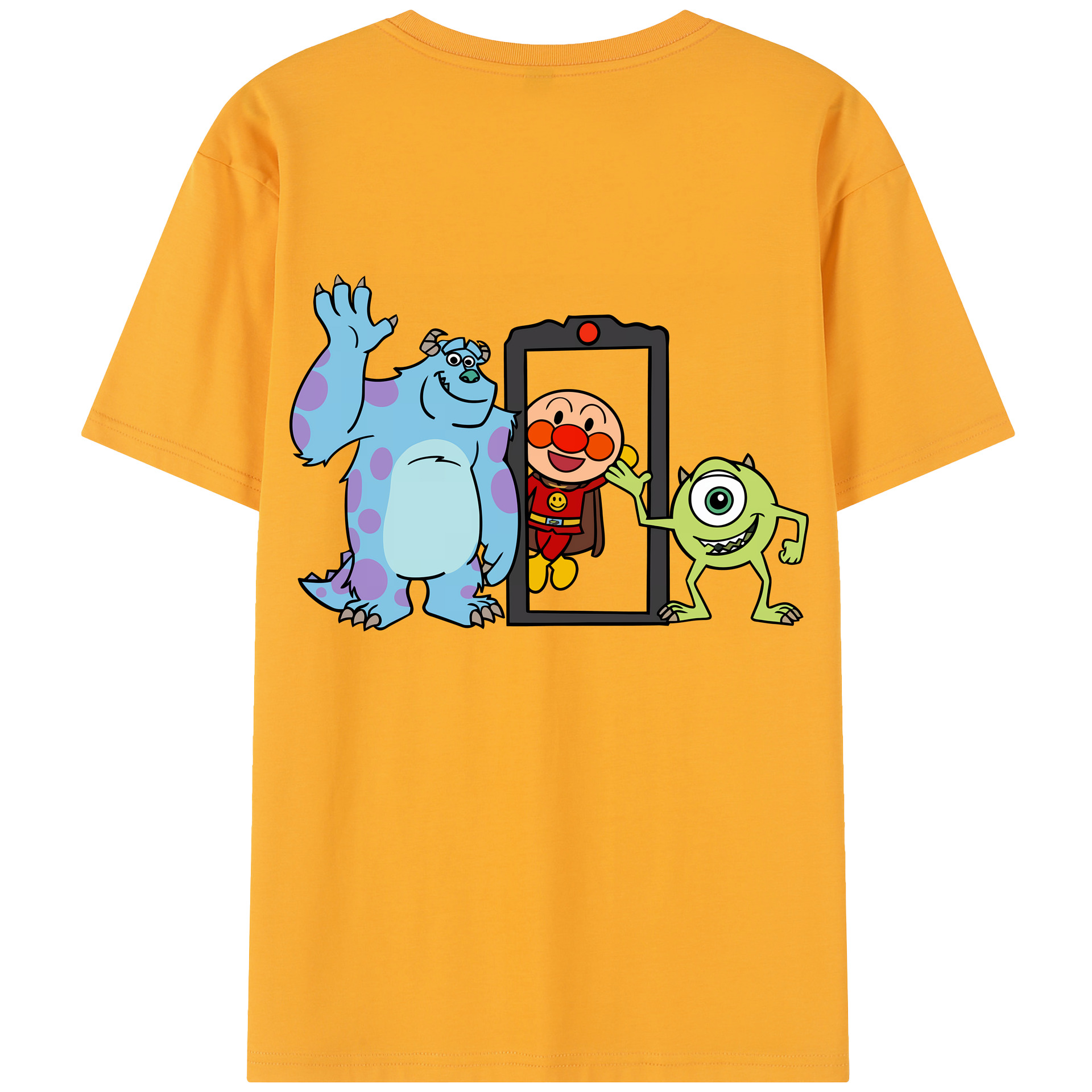 （画像用） アンパンマン Anpanman レディース半袖Tシャツ(バックプリント)