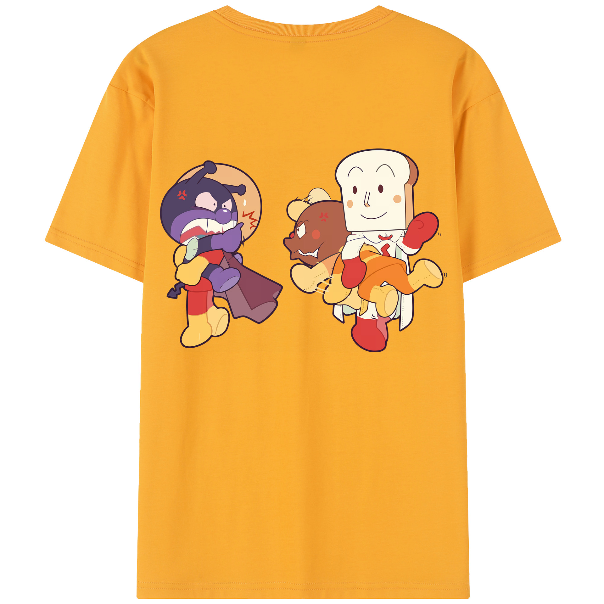 （画像用） アンパンマン Anpanman レディース半袖Tシャツ(バックプリント)