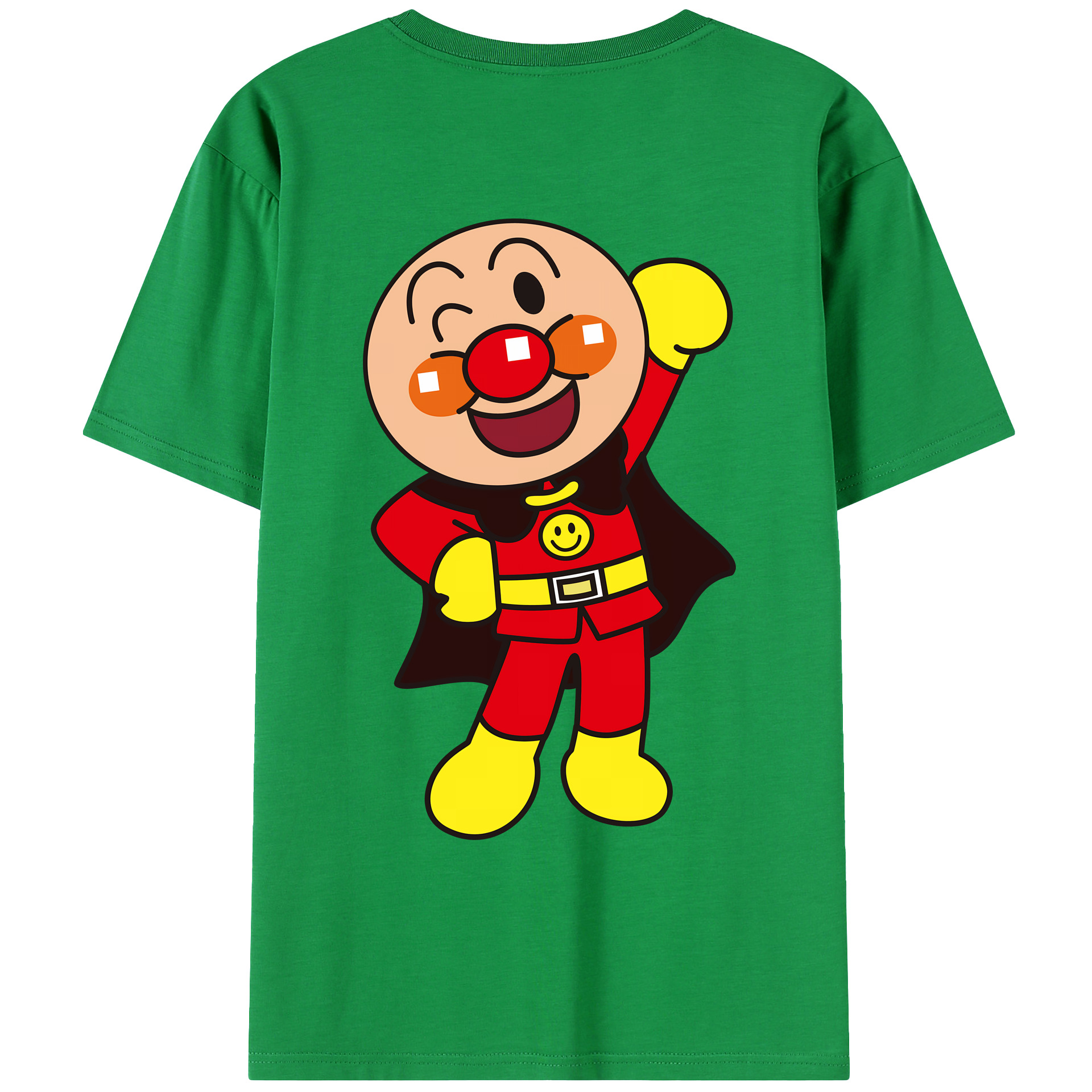 （画像用） アンパンマン Anpanman レディース半袖Tシャツ(バックプリント)