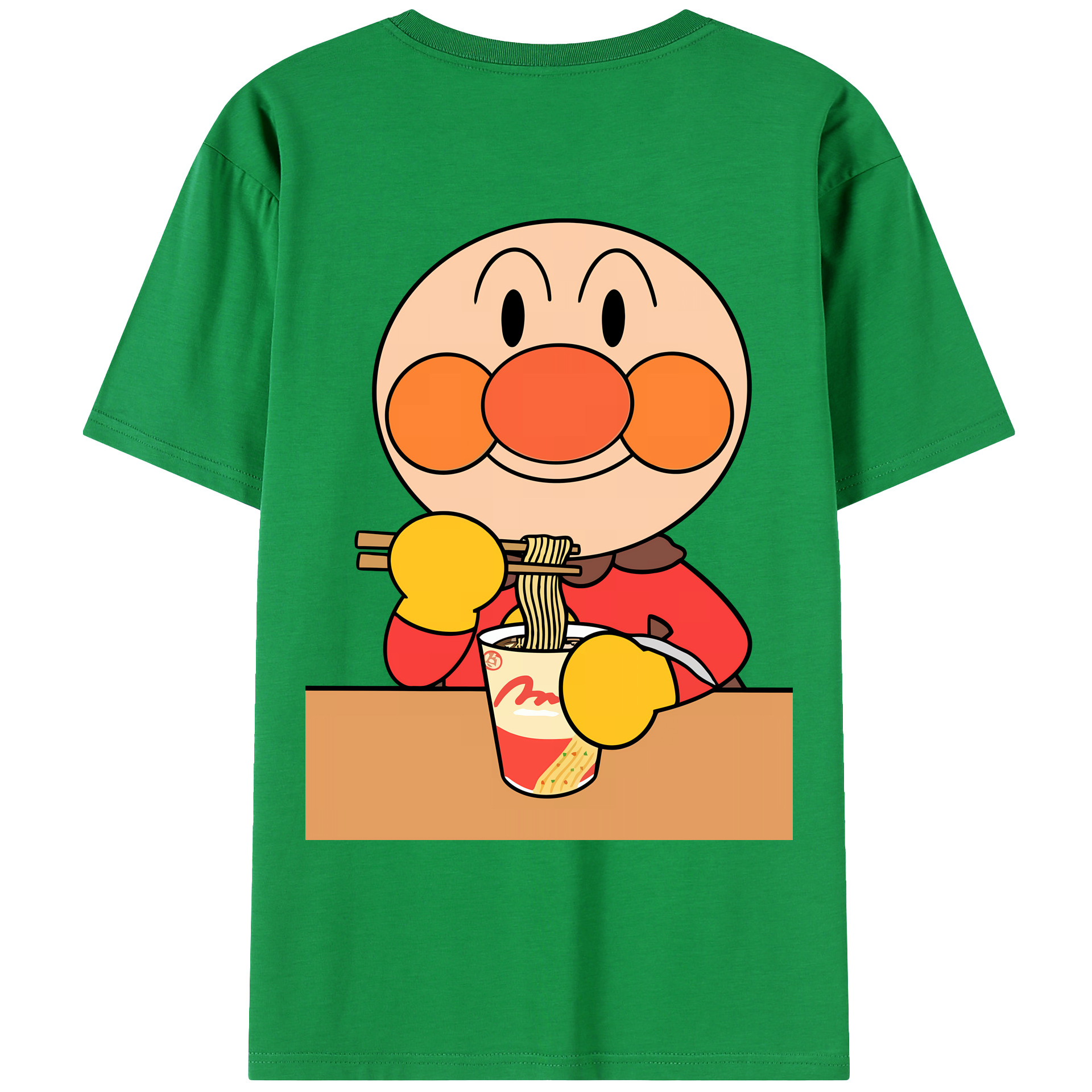 （画像用） アンパンマン Anpanman レディース半袖Tシャツ(バックプリント)