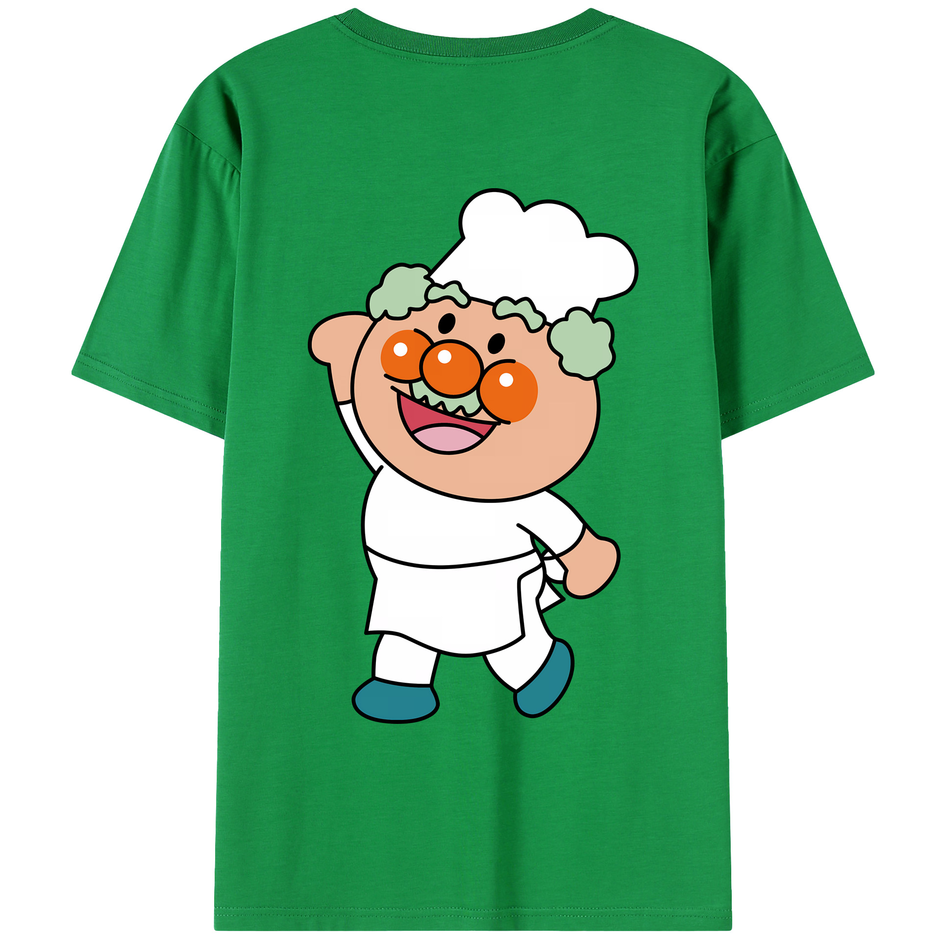 （画像用） アンパンマン Anpanman レディース半袖Tシャツ(バックプリント)
