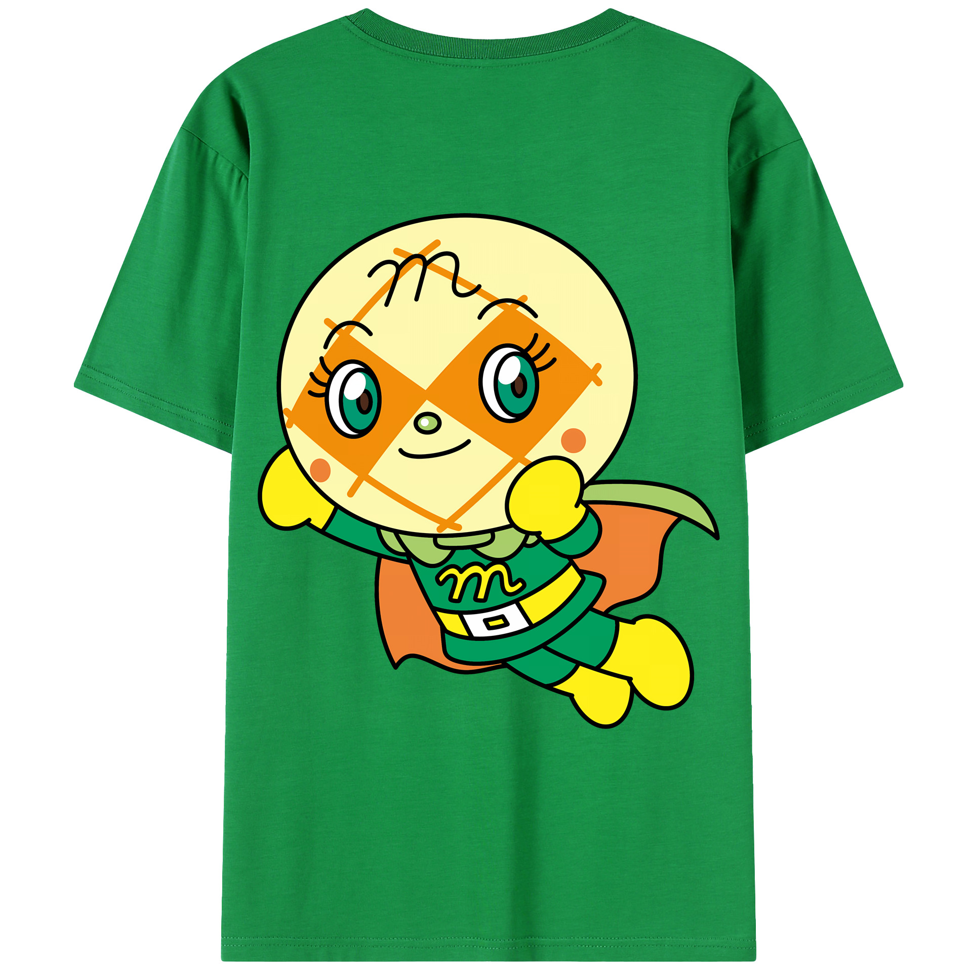 （画像用） アンパンマン Anpanman レディース半袖Tシャツ(バックプリント)