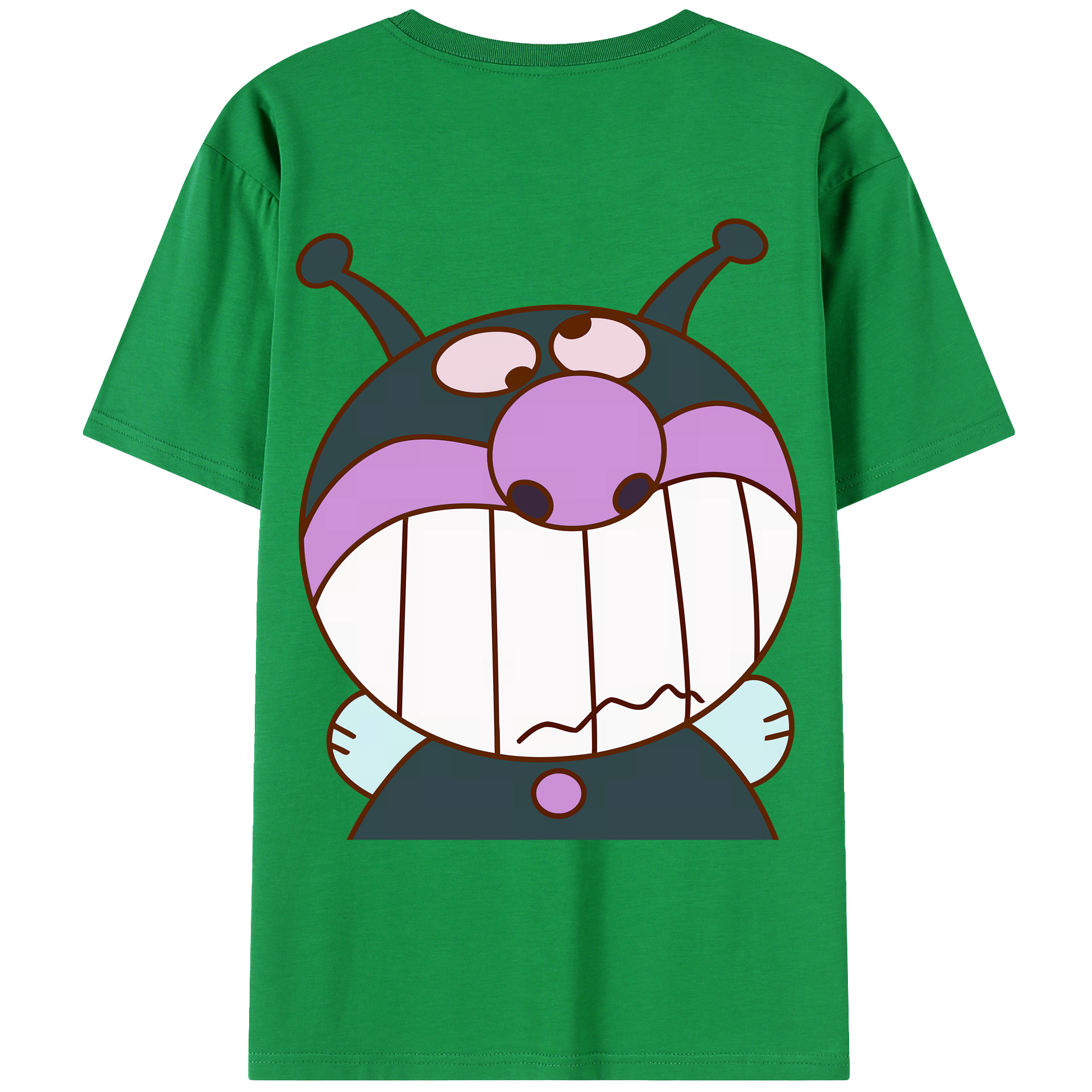 （画像用） アンパンマン Anpanman レディース半袖Tシャツ(バックプリント)