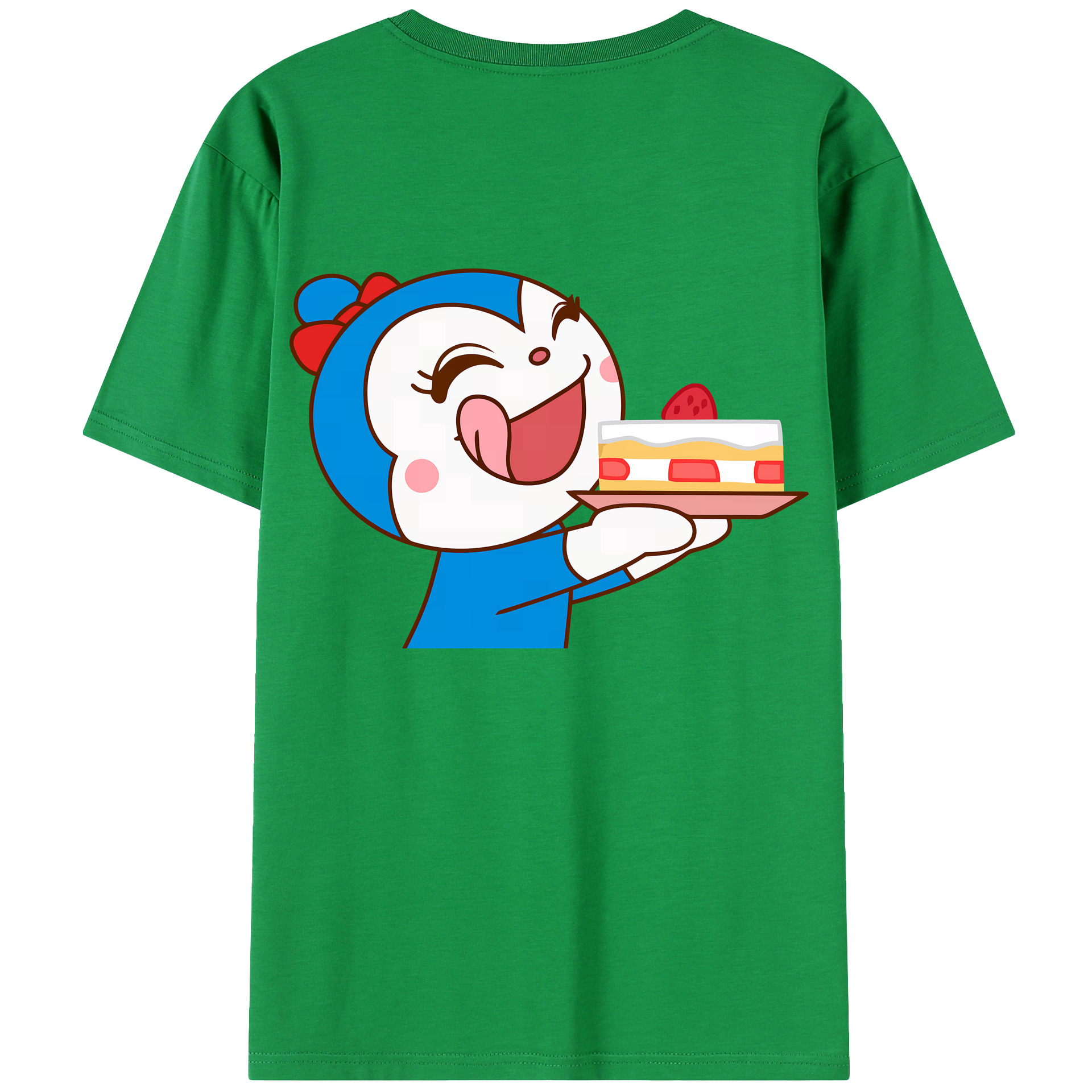 アンパンマン Anpanman レディース半袖Tシャツ(バックプリント)