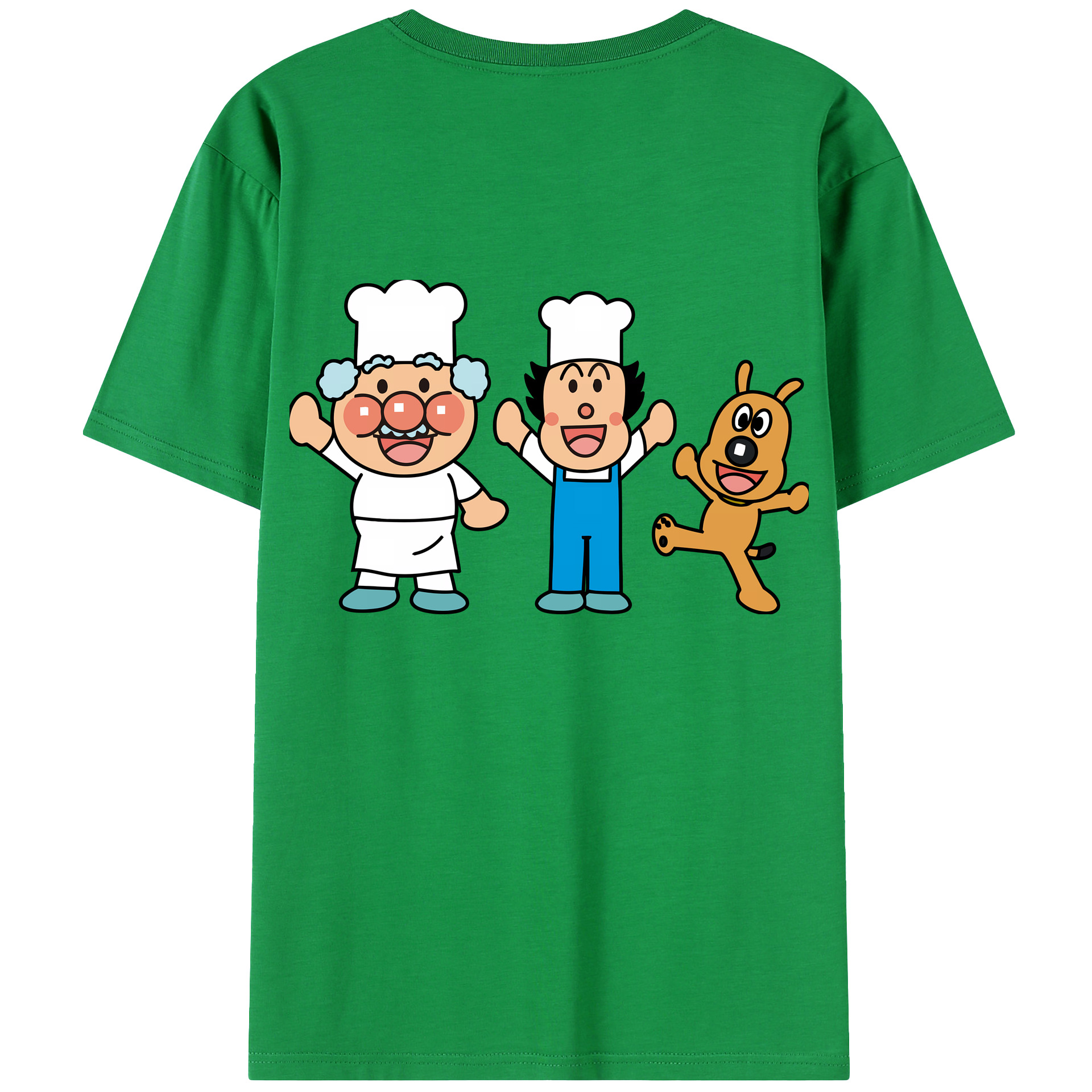 （画像用） アンパンマン Anpanman レディース半袖Tシャツ(バックプリント)