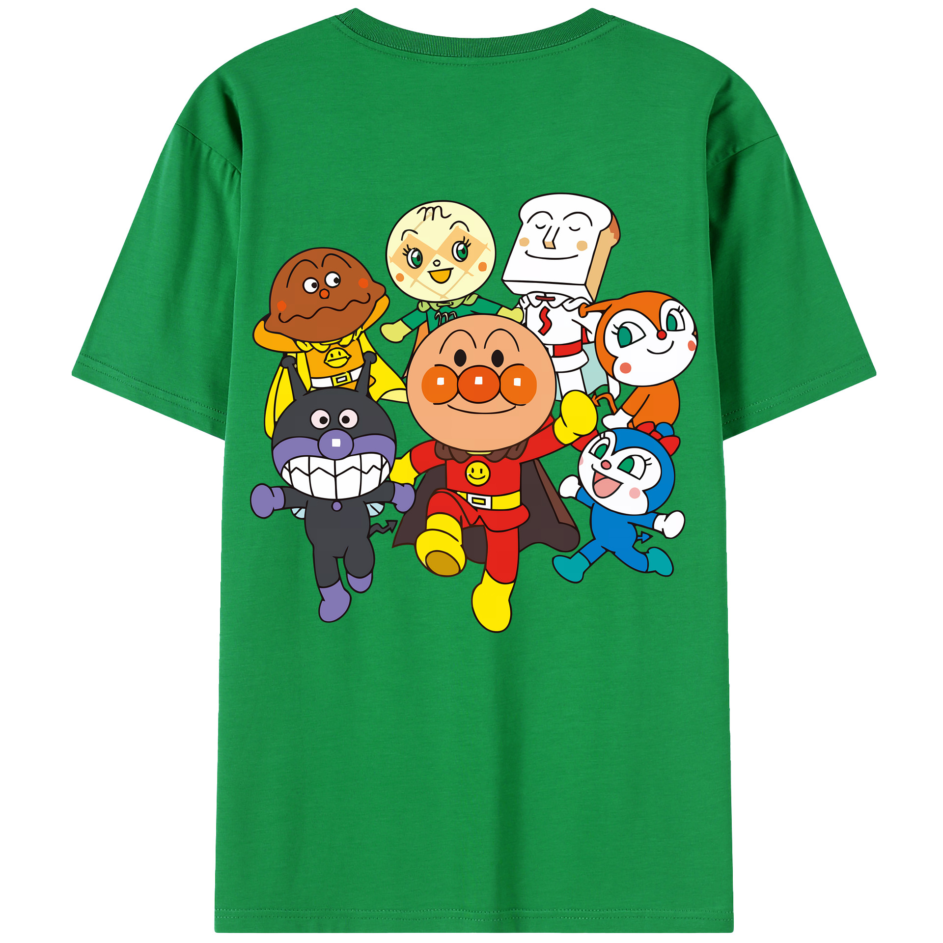 （画像用） アンパンマン Anpanman レディース半袖Tシャツ(バックプリント)