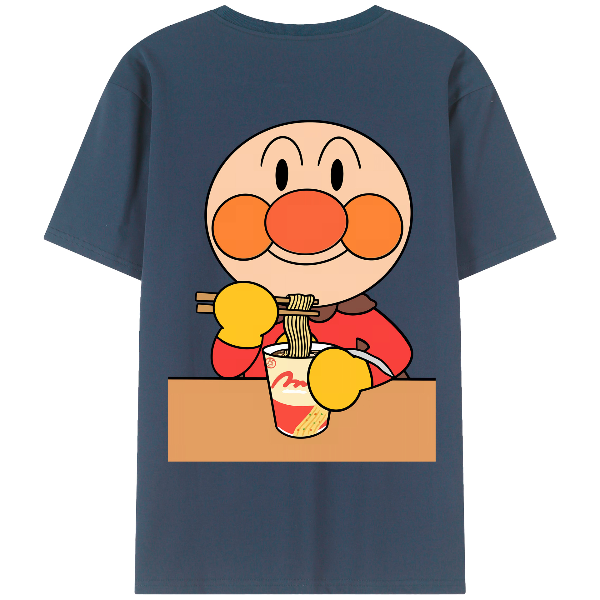 （画像用） アンパンマン Anpanman レディース半袖Tシャツ(バックプリント)