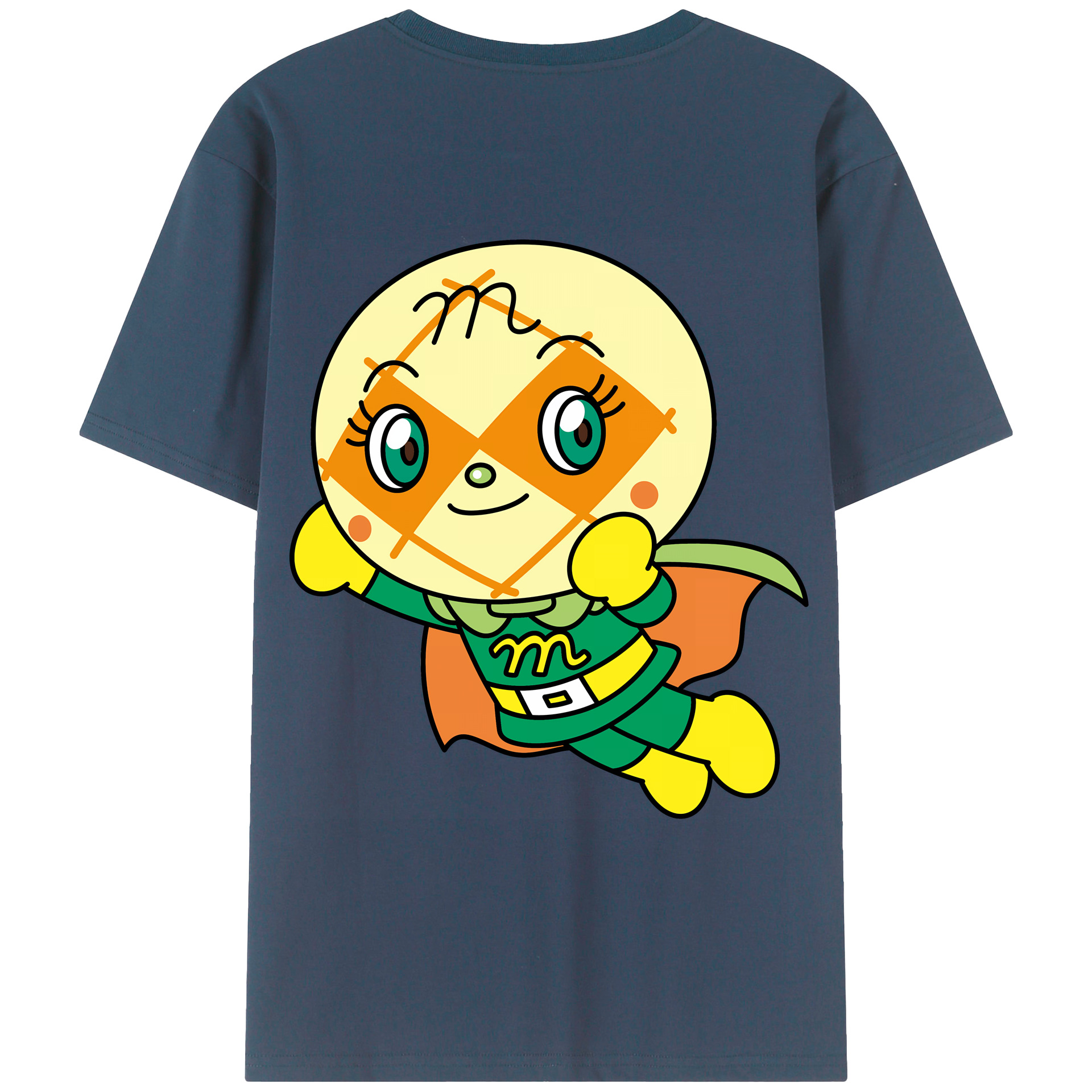 （画像用） アンパンマン Anpanman レディース半袖Tシャツ(バックプリント)