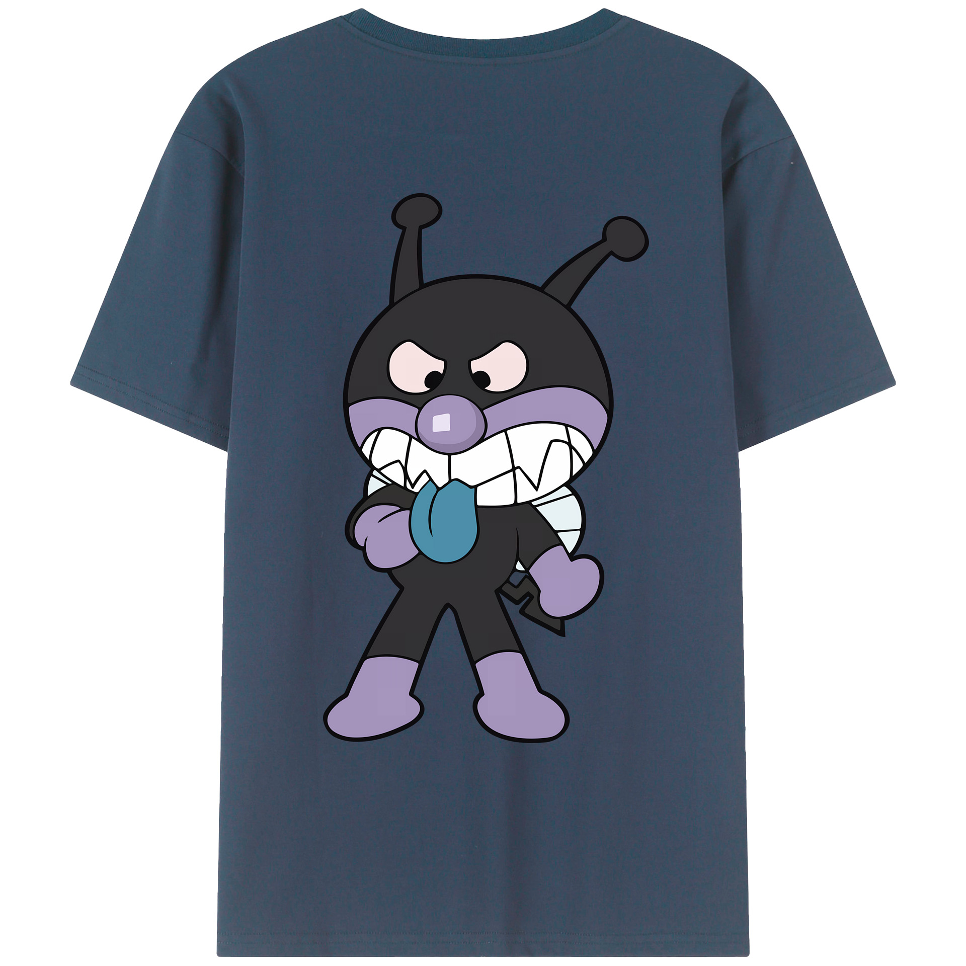 （画像用） アンパンマン Anpanman レディース半袖Tシャツ(バックプリント)