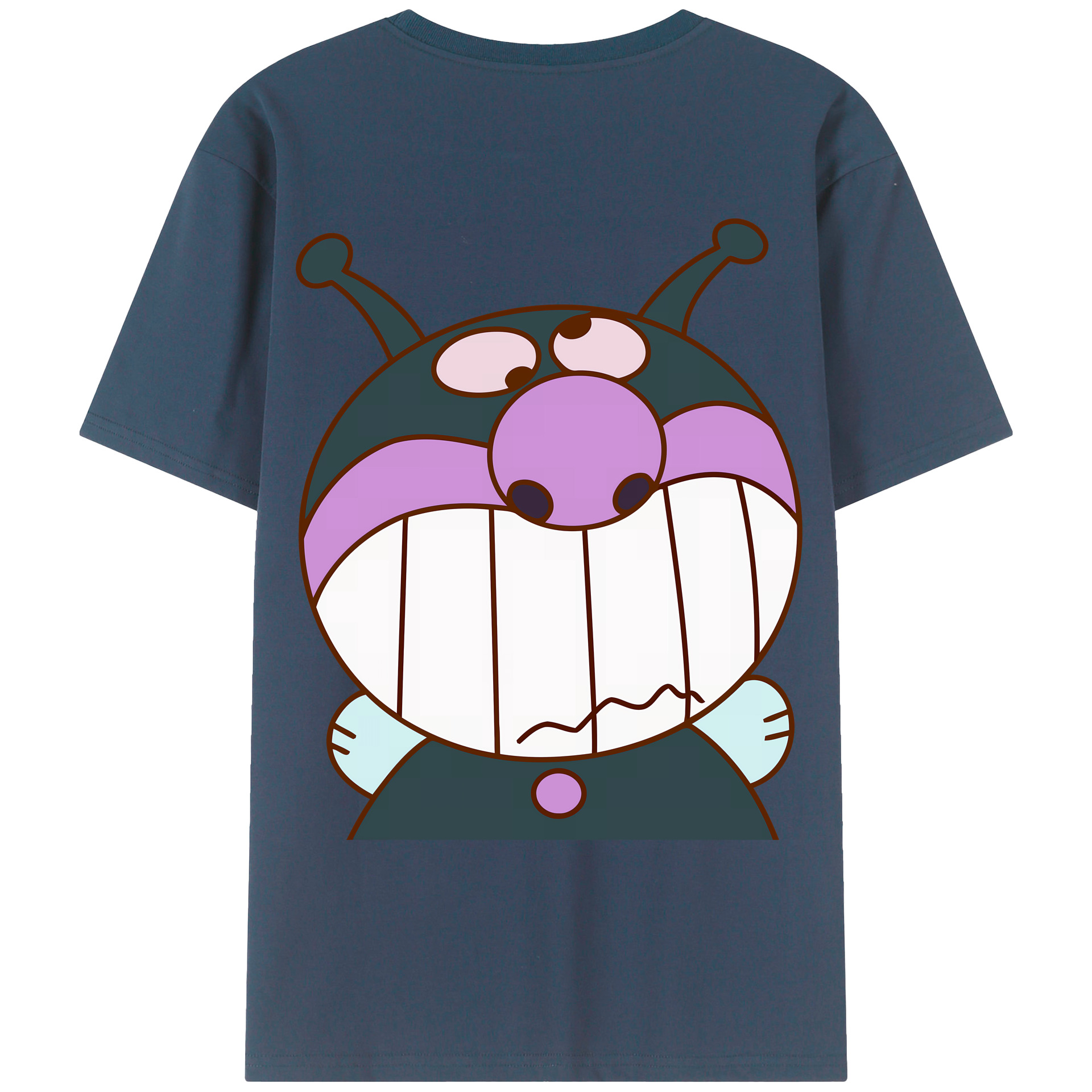 （画像用） アンパンマン Anpanman レディース半袖Tシャツ(バックプリント)