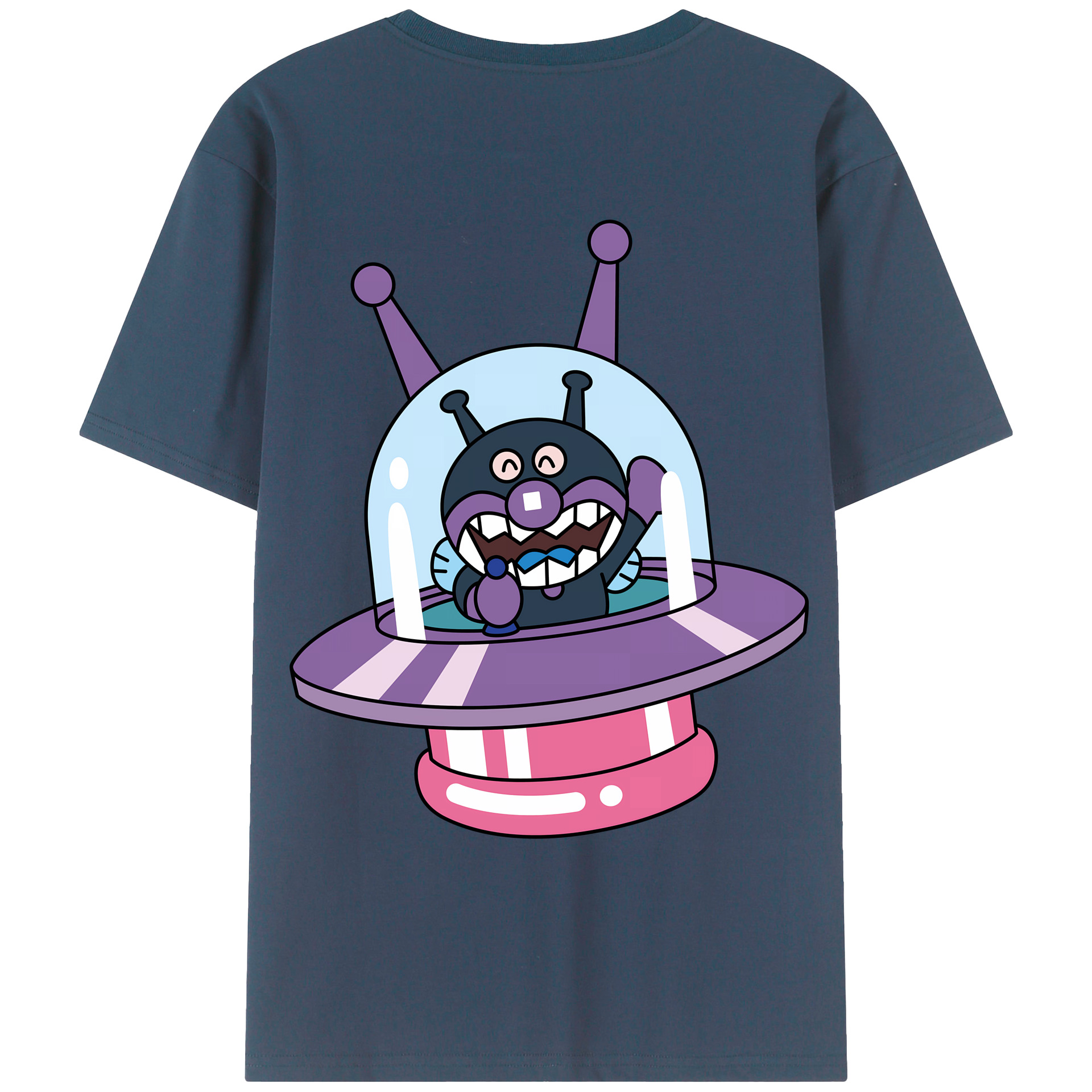 （画像用） アンパンマン Anpanman レディース半袖Tシャツ(バックプリント)