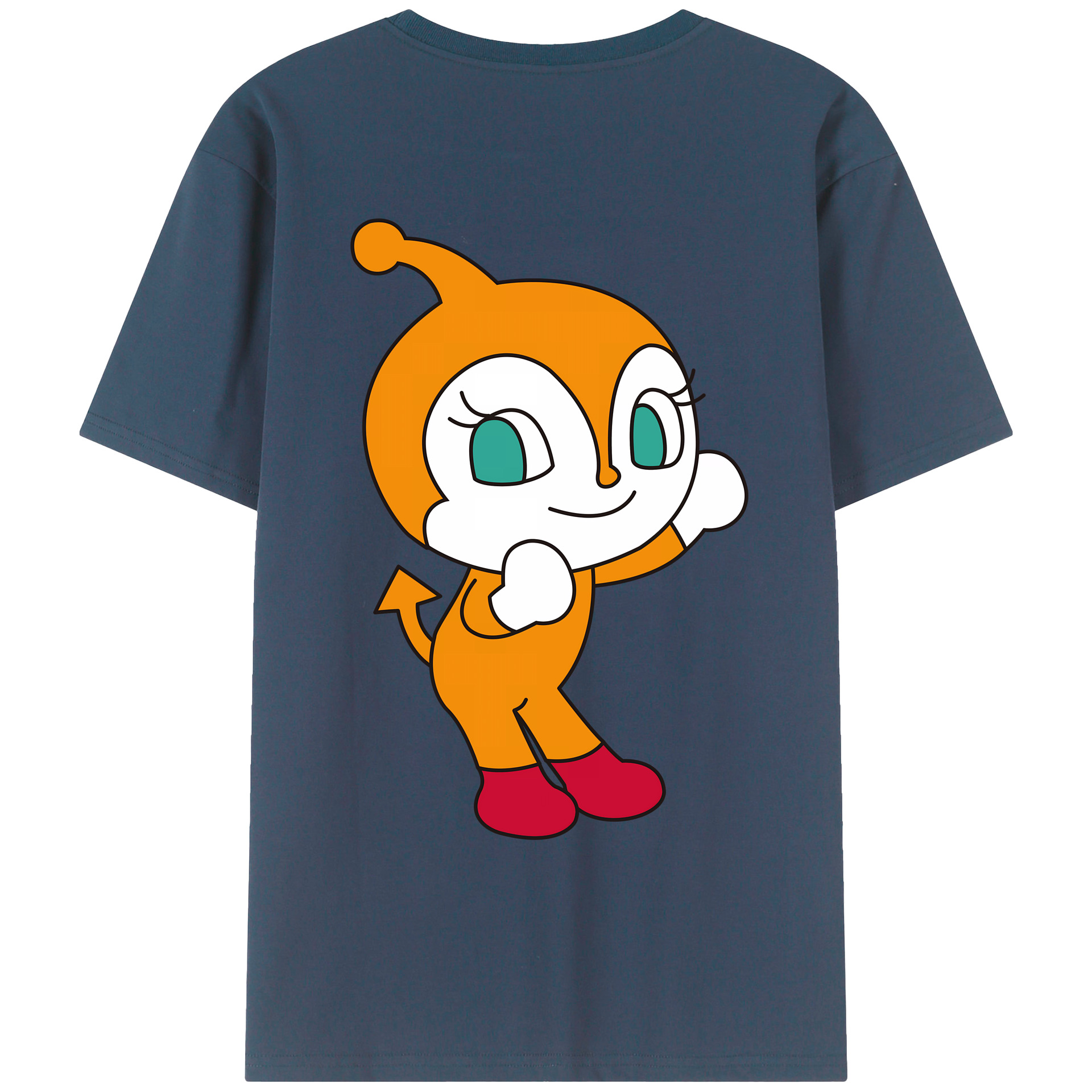 （画像用） アンパンマン Anpanman レディース半袖Tシャツ(バックプリント)