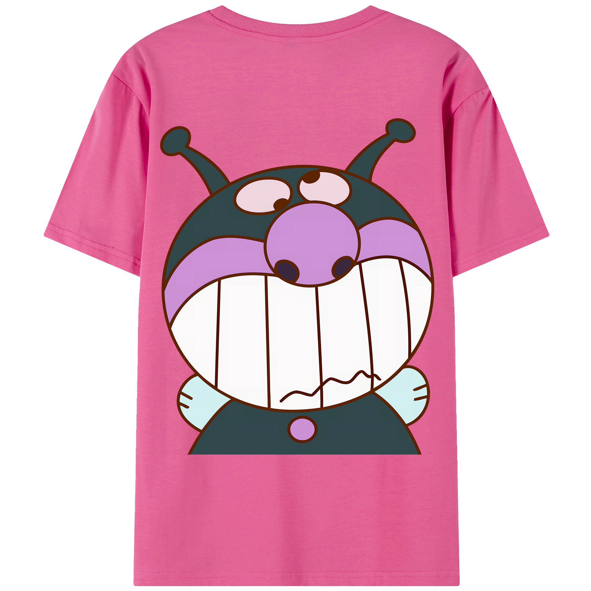 （画像用） アンパンマン Anpanman レディース半袖Tシャツ(バックプリント)