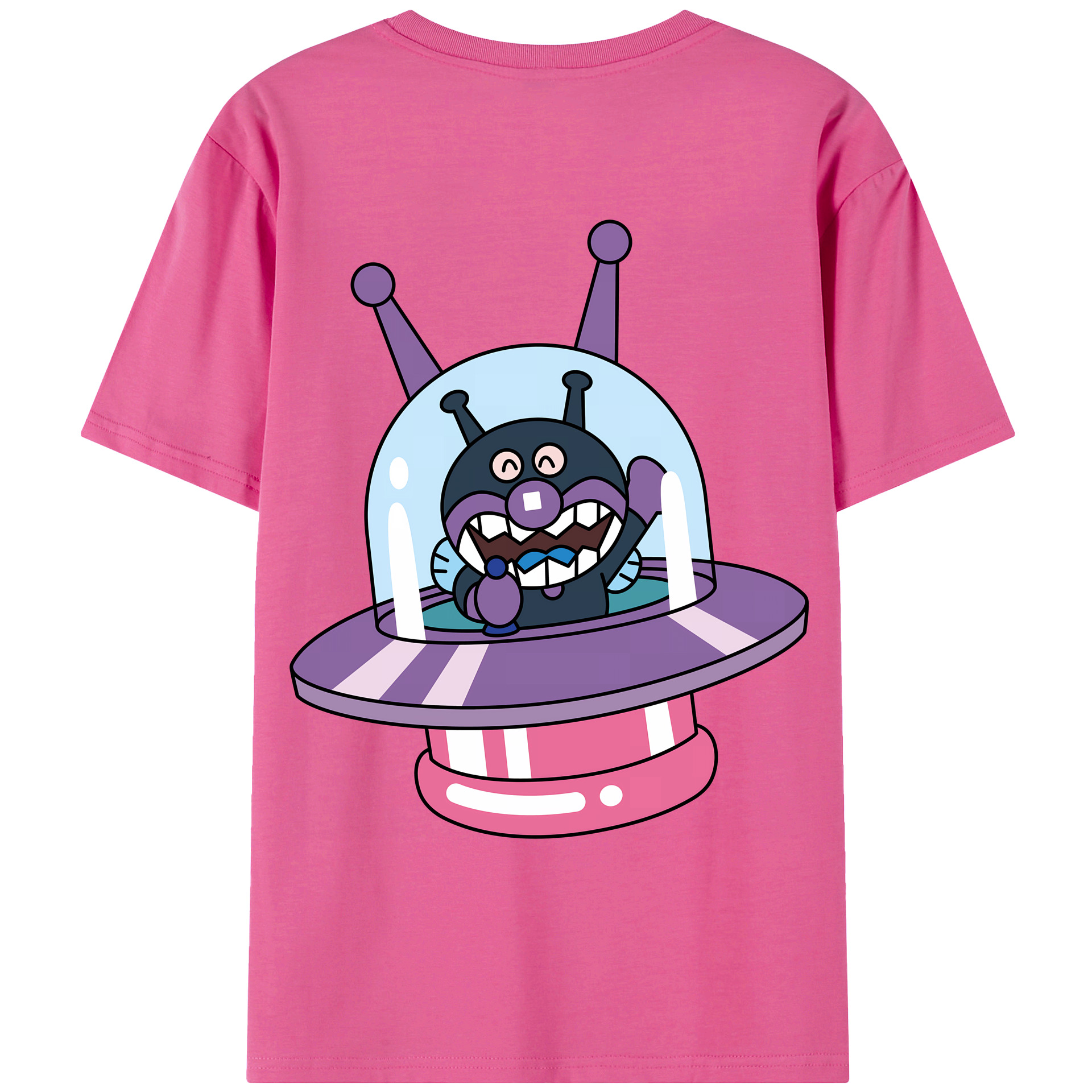 （画像用） アンパンマン Anpanman レディース半袖Tシャツ(バックプリント)