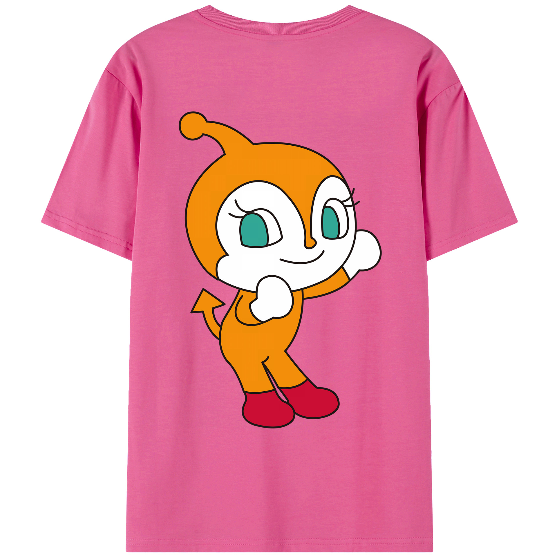 （画像用） アンパンマン Anpanman レディース半袖Tシャツ(バックプリント)