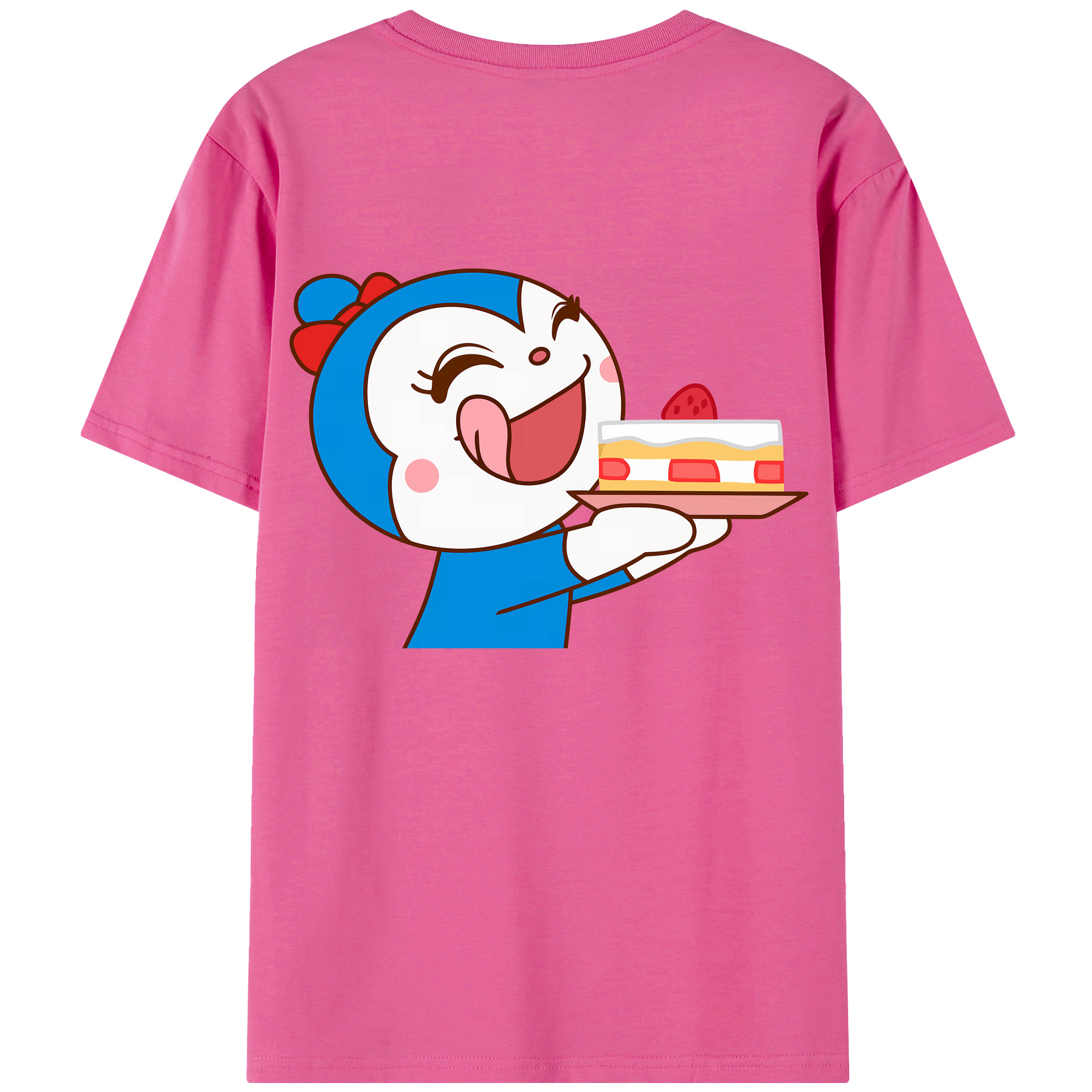 アンパンマン Anpanman レディース半袖Tシャツ(バックプリント)