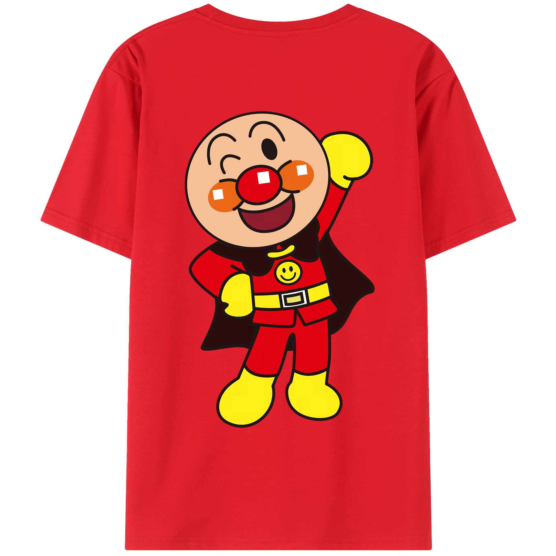 （画像用） アンパンマン Anpanman レディース半袖Tシャツ(バックプリント)