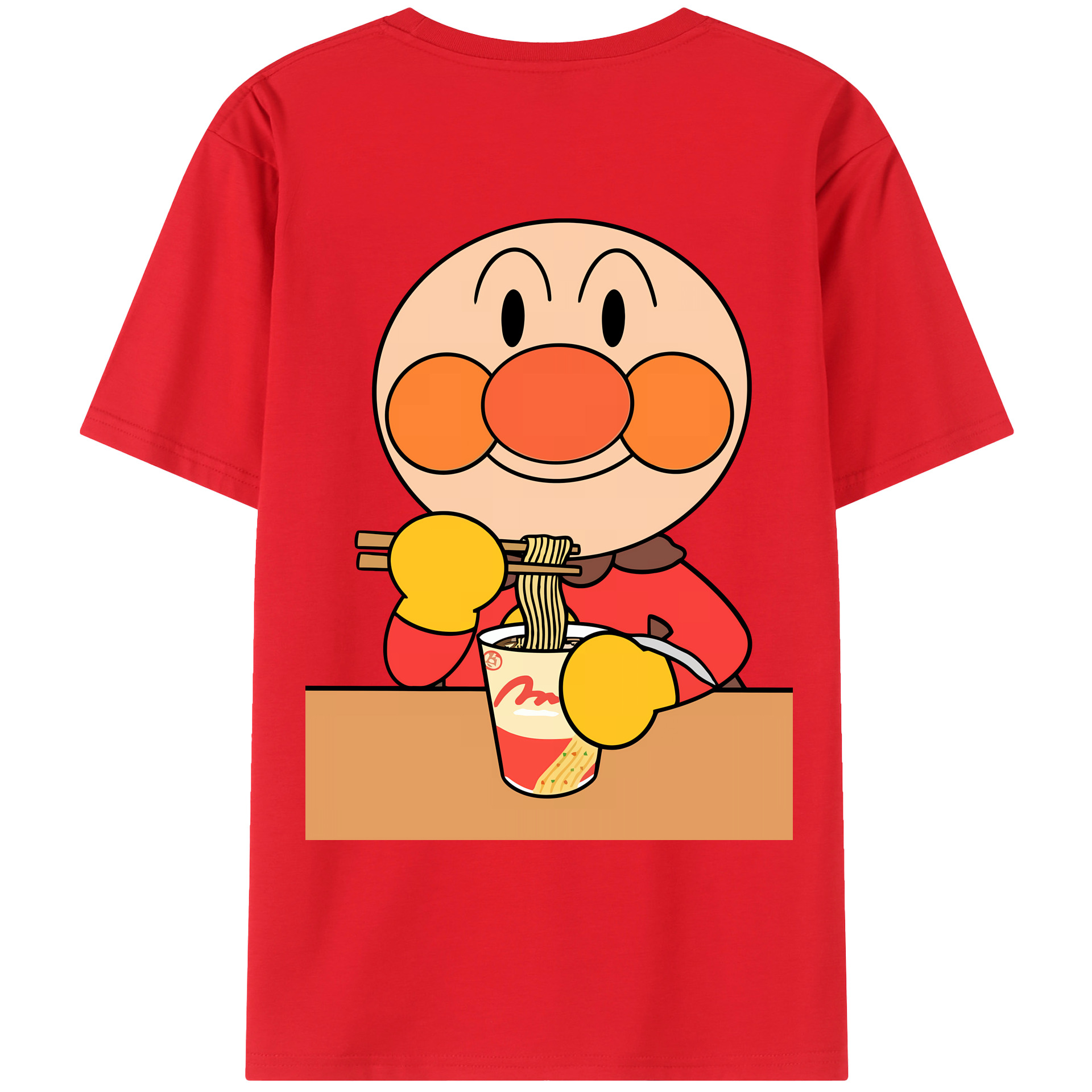 （画像用） アンパンマン Anpanman レディース半袖Tシャツ(バックプリント)