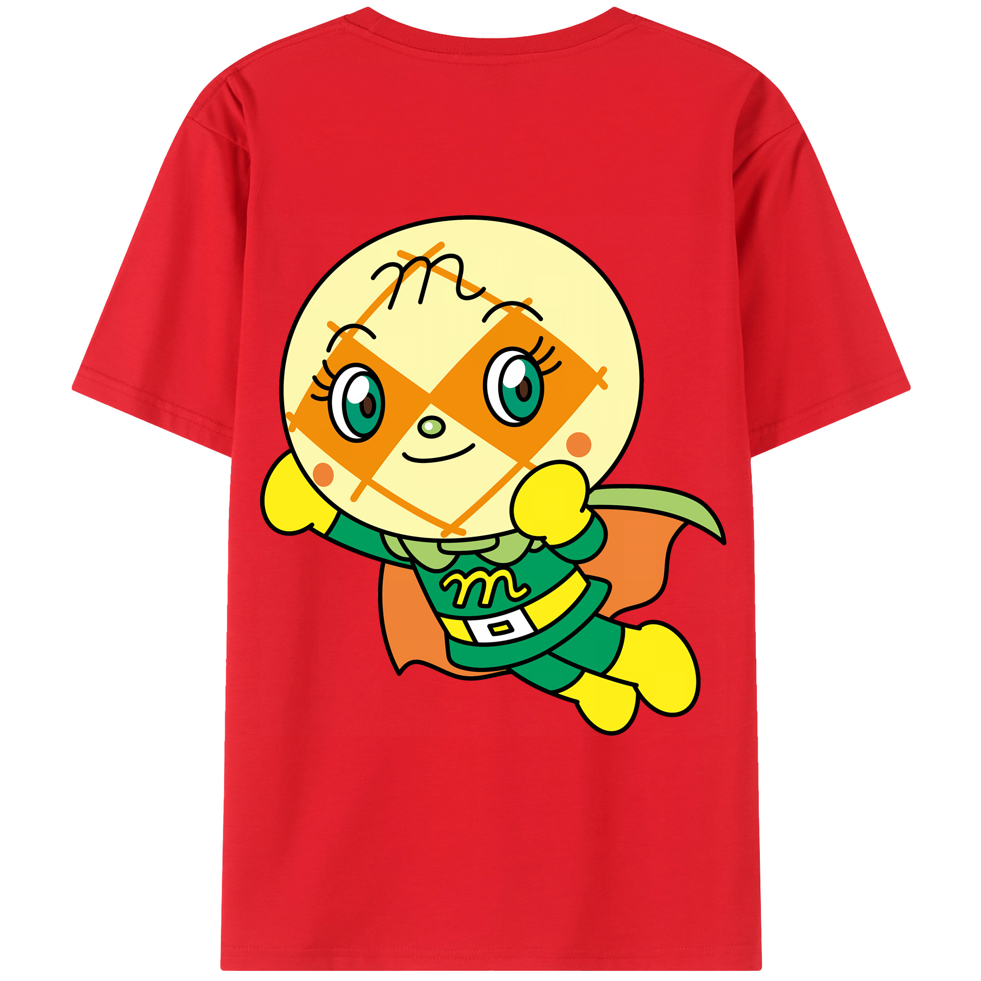 （画像用） アンパンマン Anpanman レディース半袖Tシャツ(バックプリント)