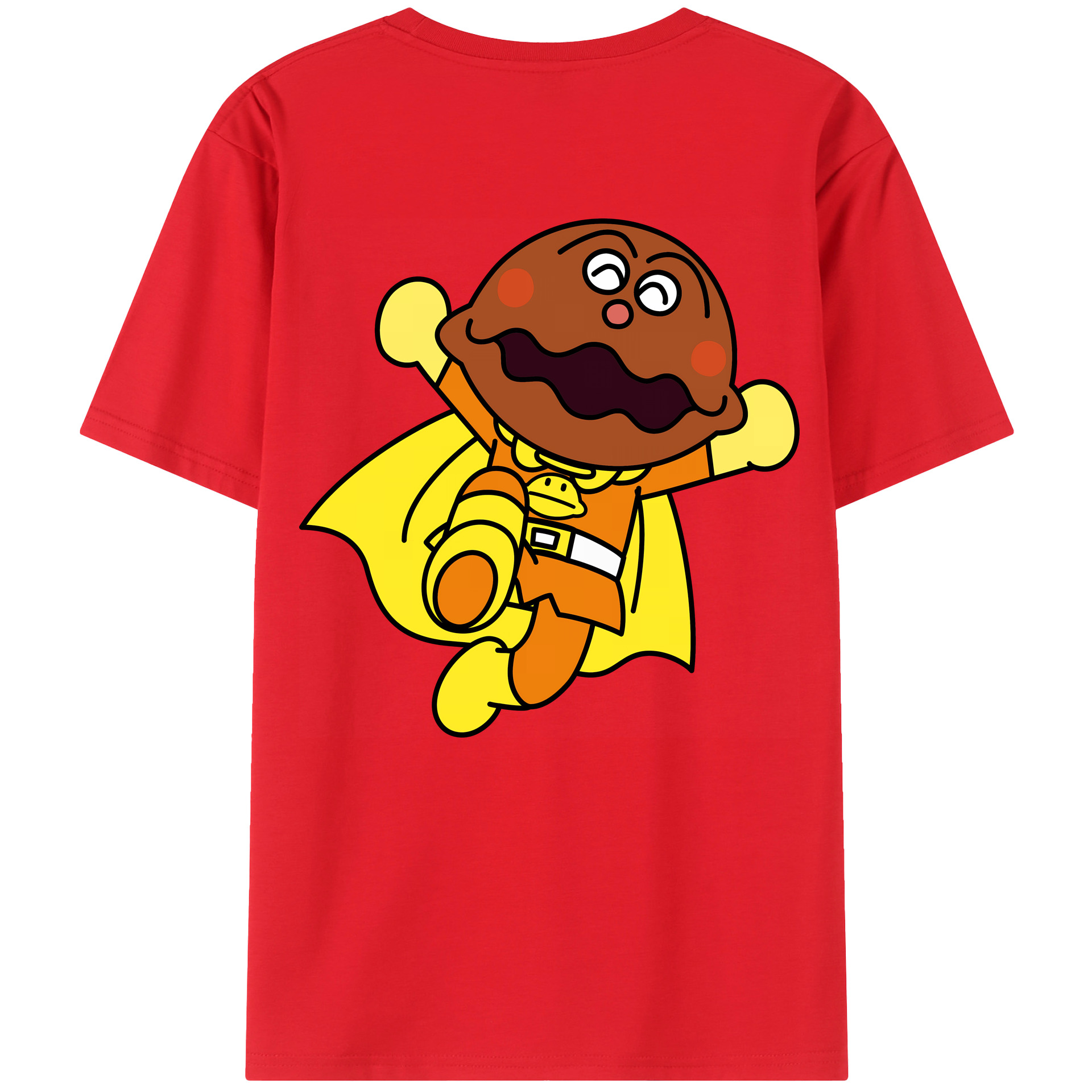 （画像用） アンパンマン Anpanman レディース半袖Tシャツ(バックプリント)