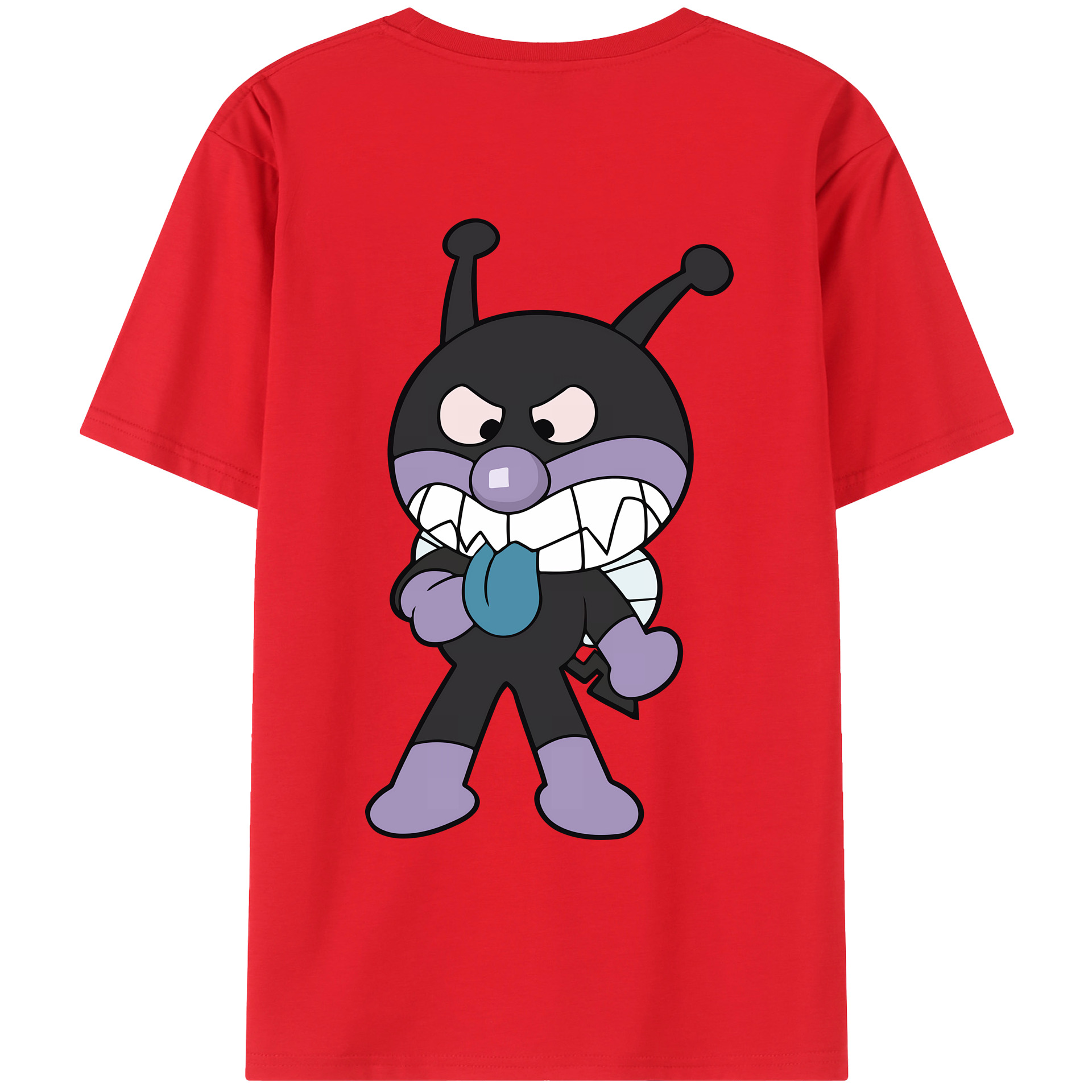 （画像用） アンパンマン Anpanman レディース半袖Tシャツ(バックプリント)