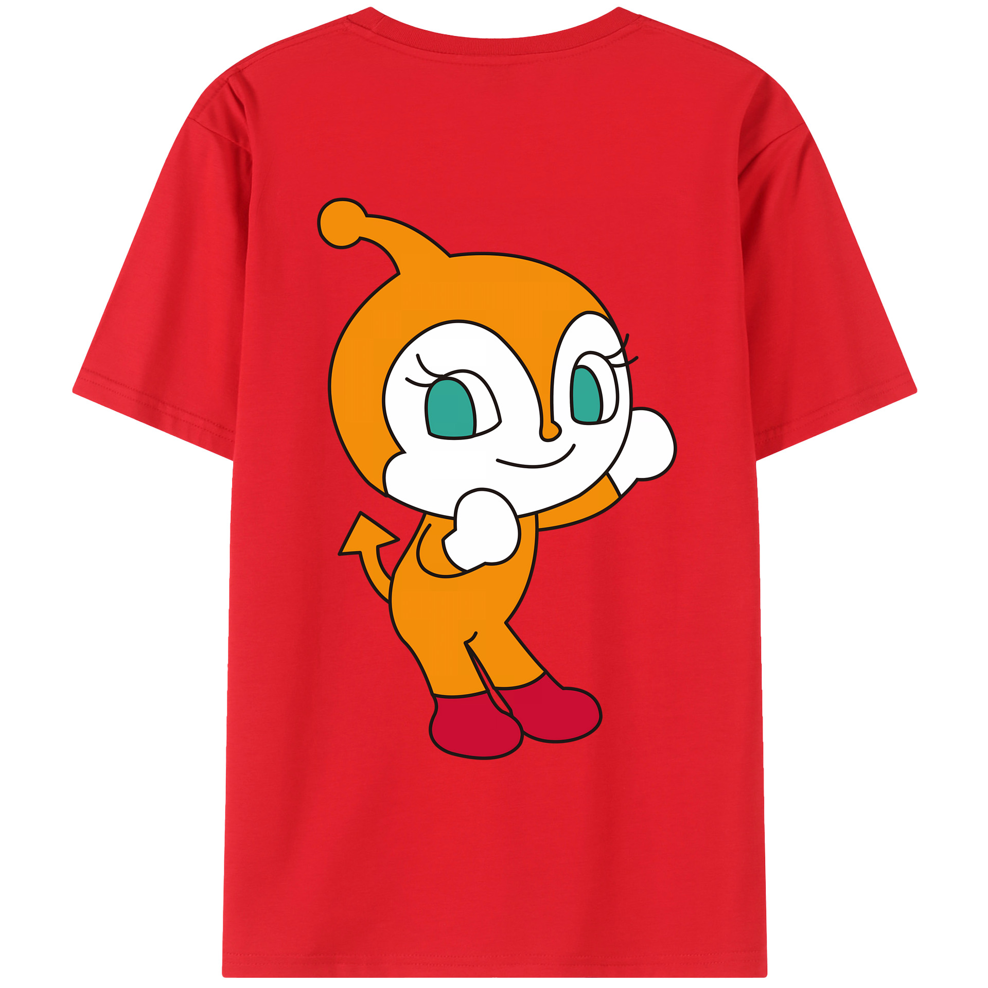 （画像用） アンパンマン Anpanman レディース半袖Tシャツ(バックプリント)